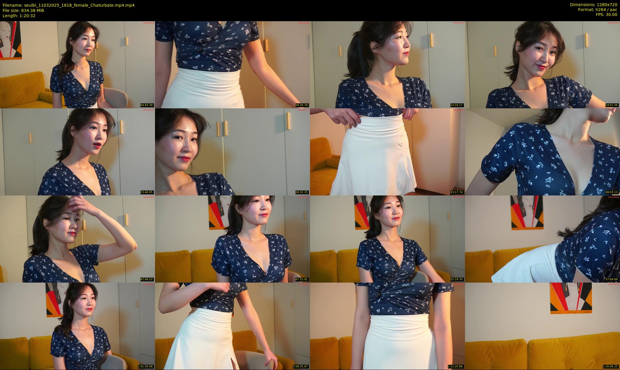 seulbi — 81 minute Chaturbate female cam show recording, 720p, Mar 11, 2025