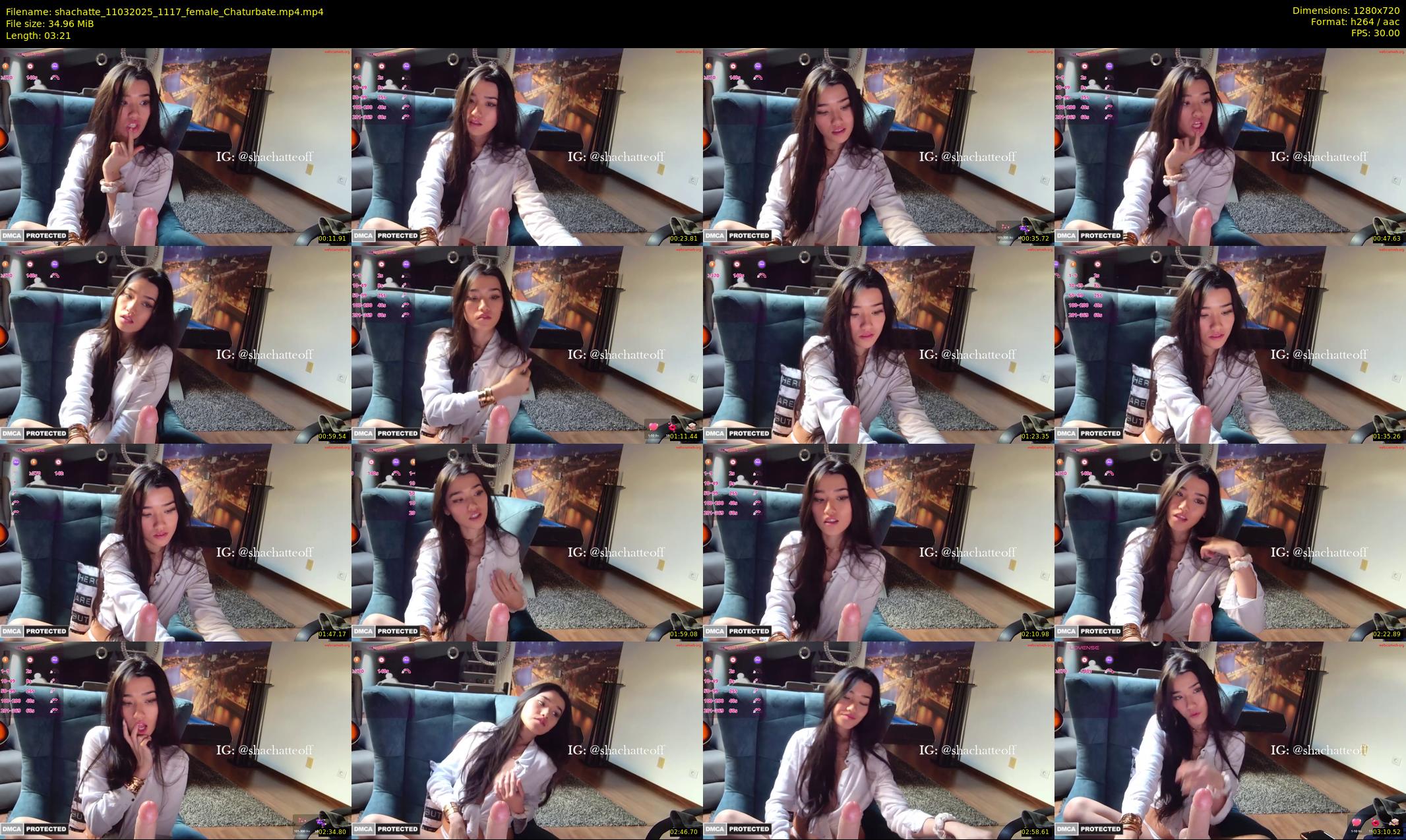 shachatte — 4 minute Chaturbate couple cam show recording, 720p, Mar 11, 2025