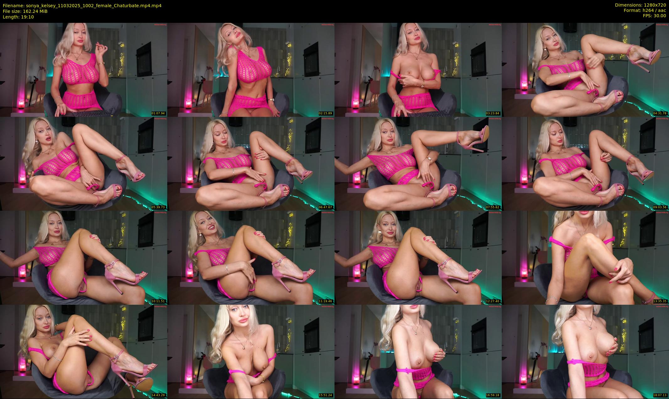 sonya_kelsey — 20 minute Chaturbate female cam show recording, 720p, Mar 11, 2025
