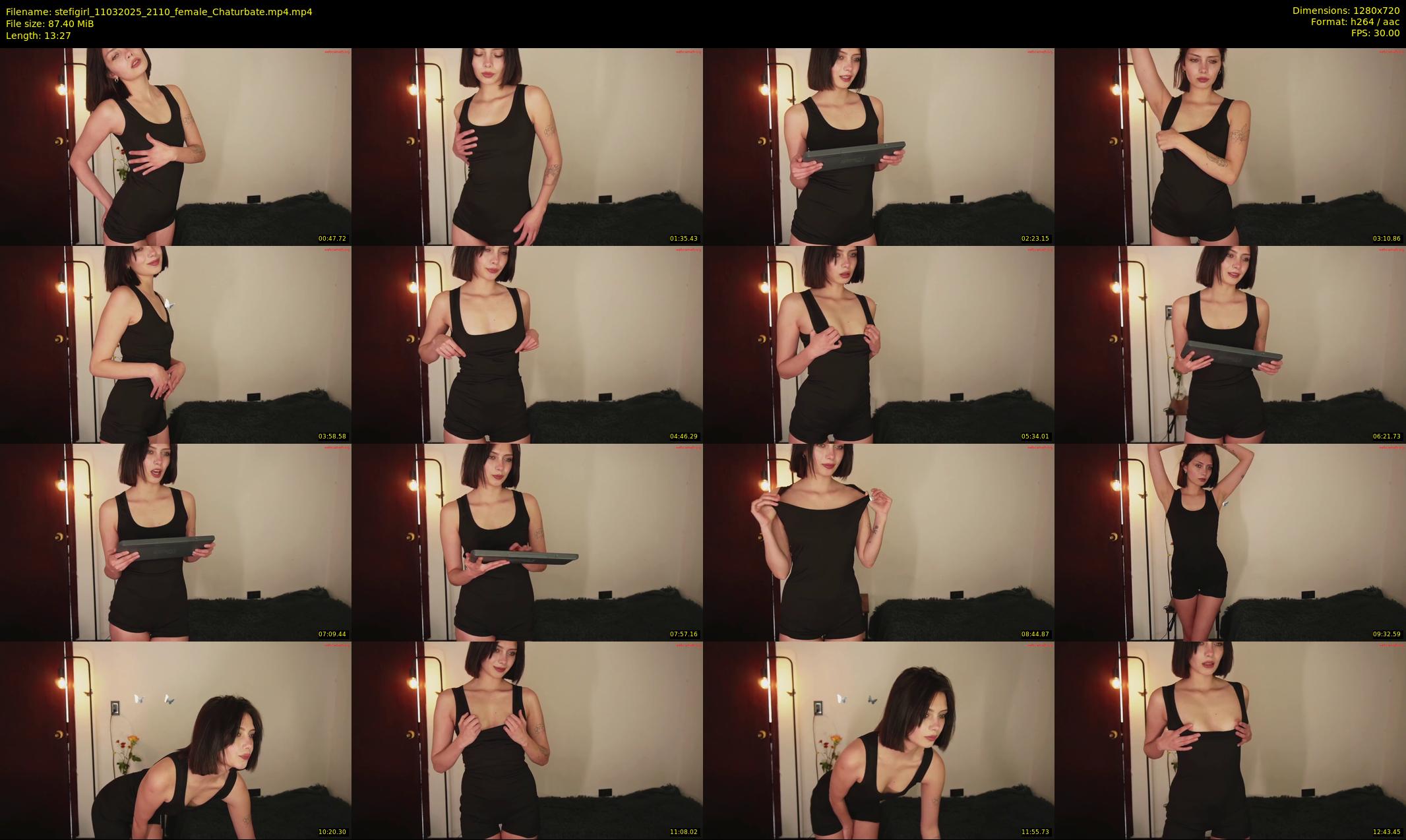 stefigirl — 14 minute Chaturbate female cam show recording, 720p, Mar 11, 2025