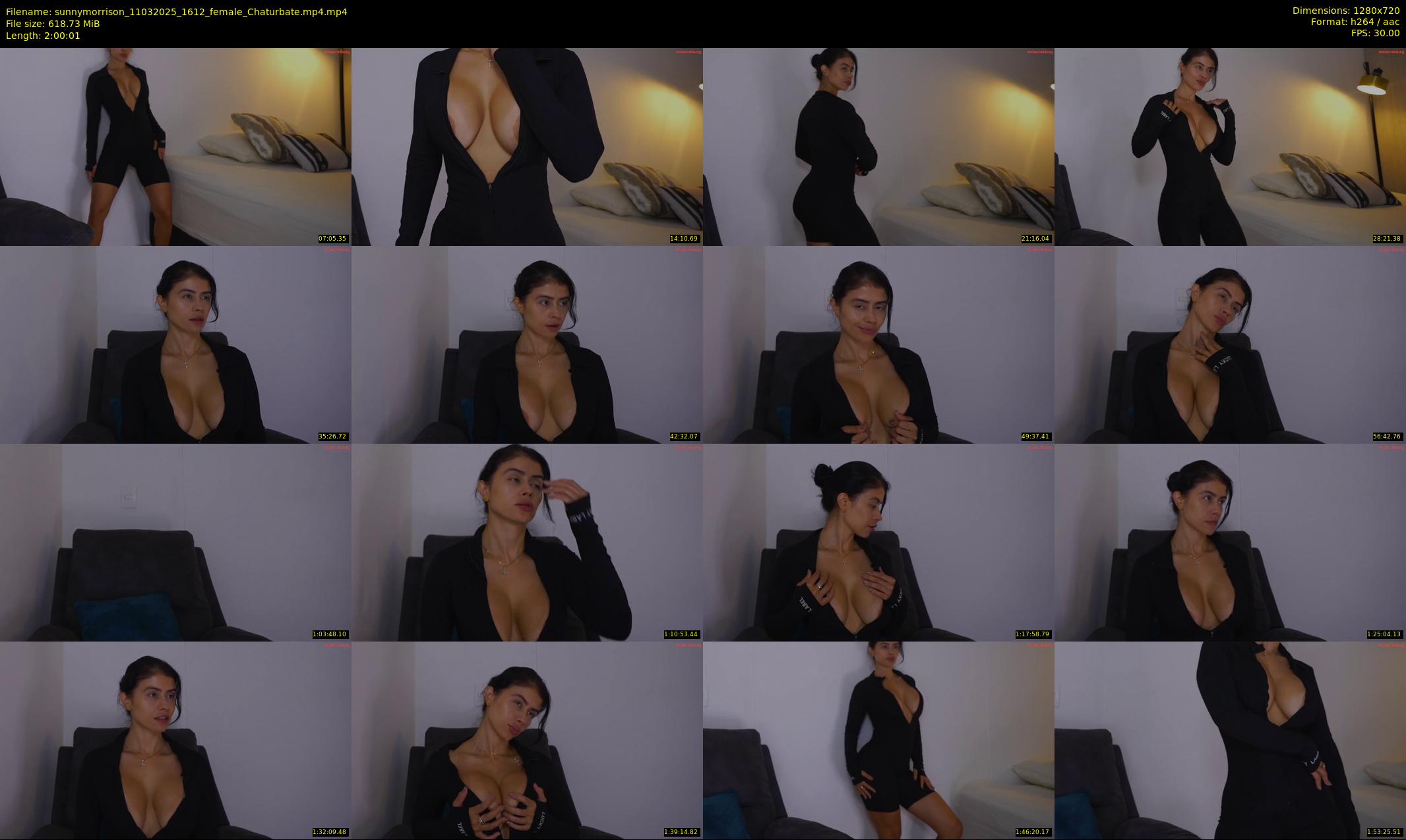 sunnymorrison — 121 minute Chaturbate female cam show recording, 720p, Mar 11, 2025