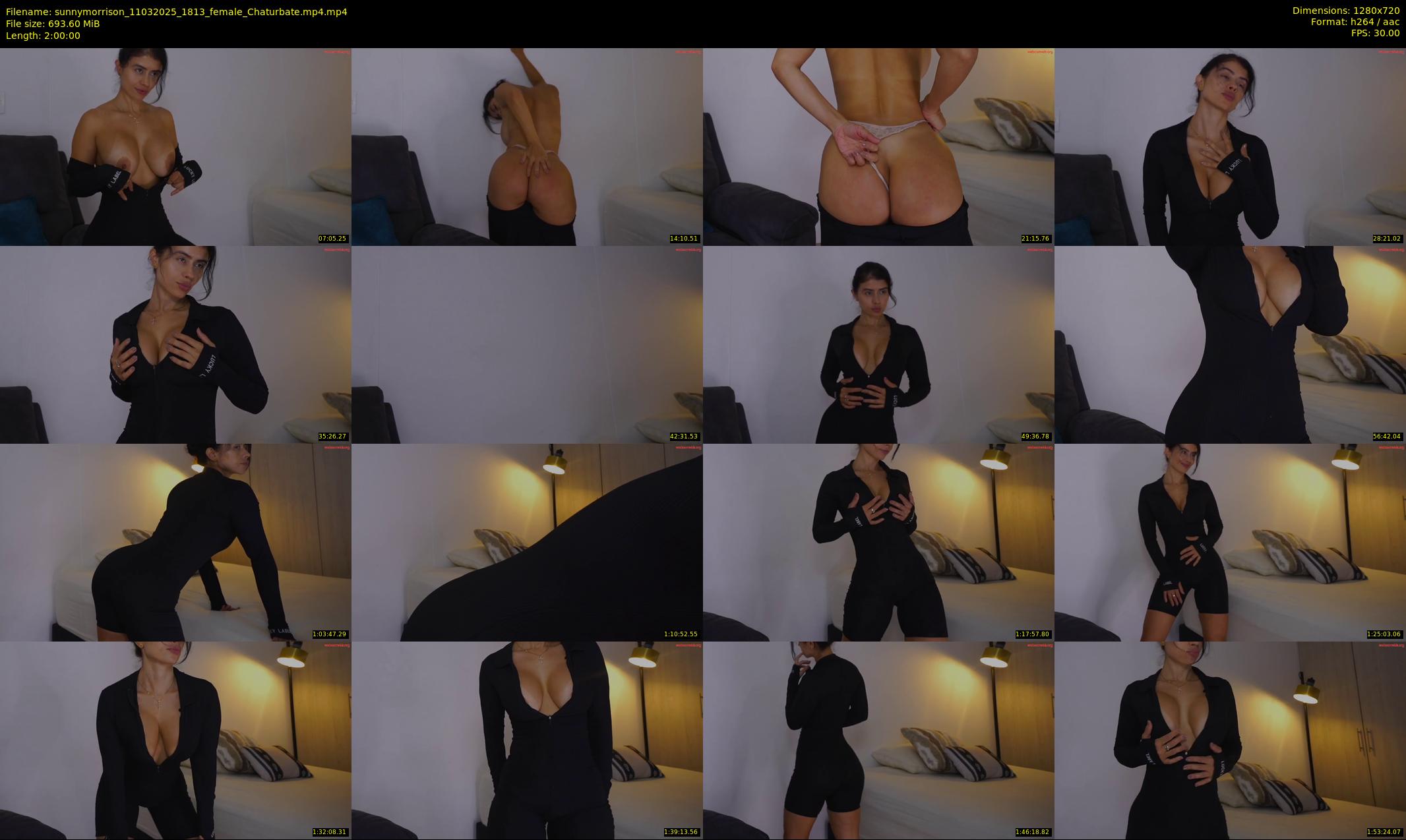 sunnymorrison — 120 minute Chaturbate female cam show recording, 720p, Mar 11, 2025