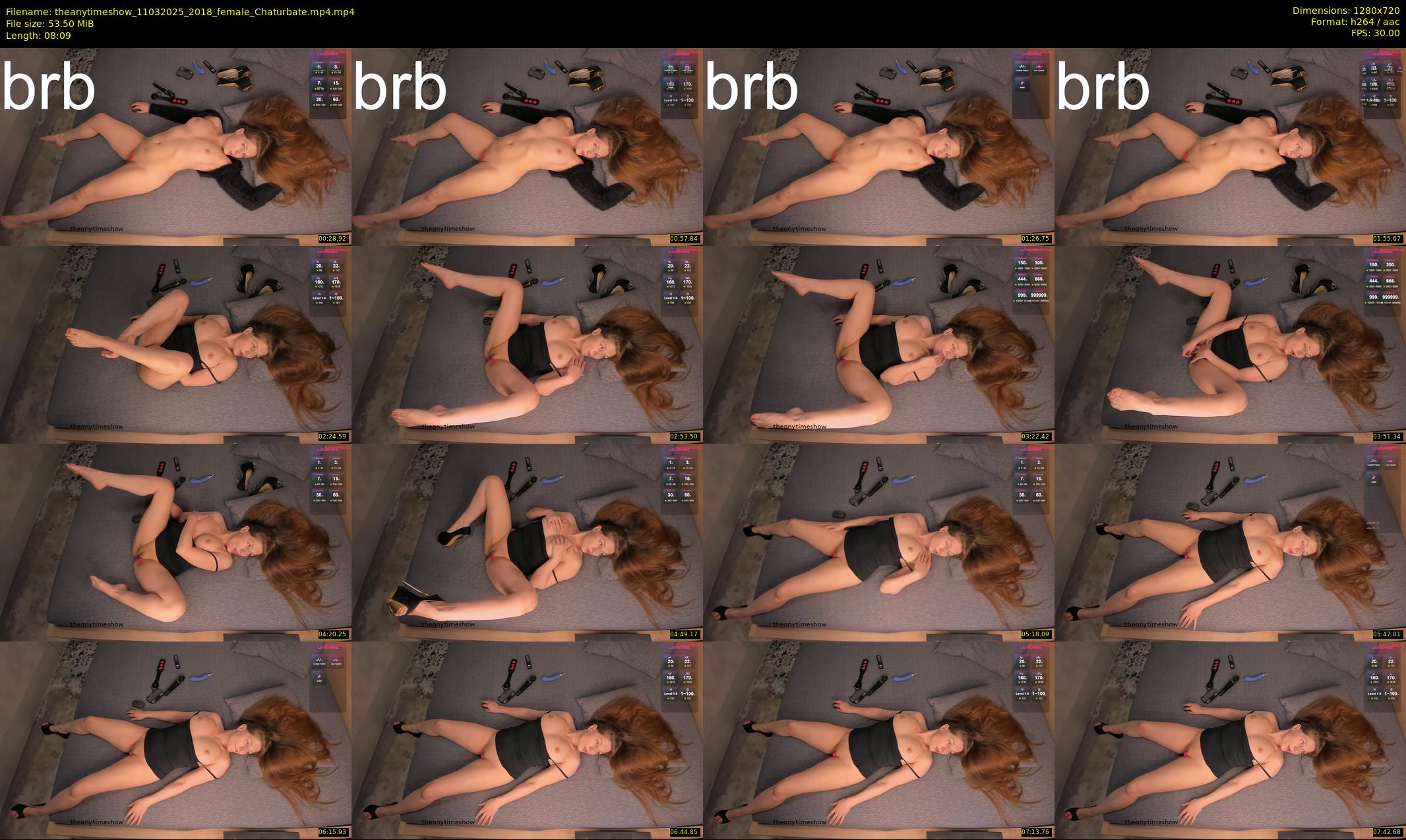 theanytimeshow — 9 minute Chaturbate female cam show recording, 720p, Mar 11, 2025