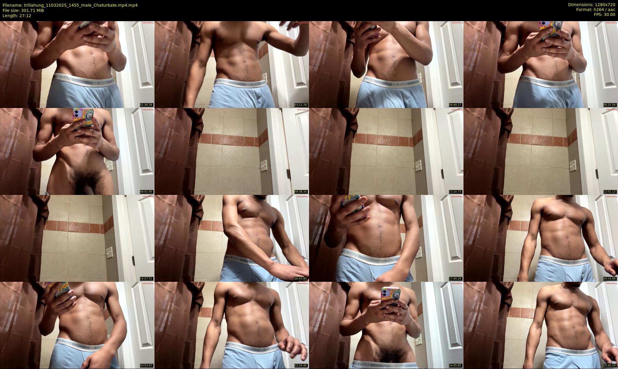 trillahung — 28 minute Chaturbate male cam show recording, 720p, Mar 11, 2025