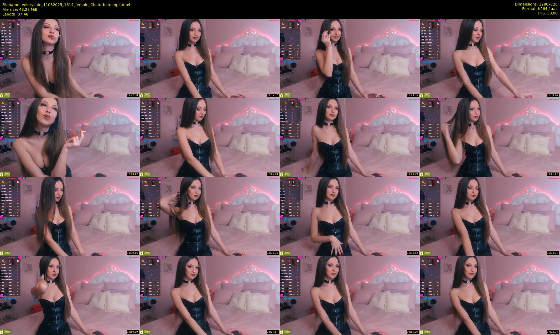velerycute — 8 minute Chaturbate female cam show recording, 720p, Mar 11, 2025