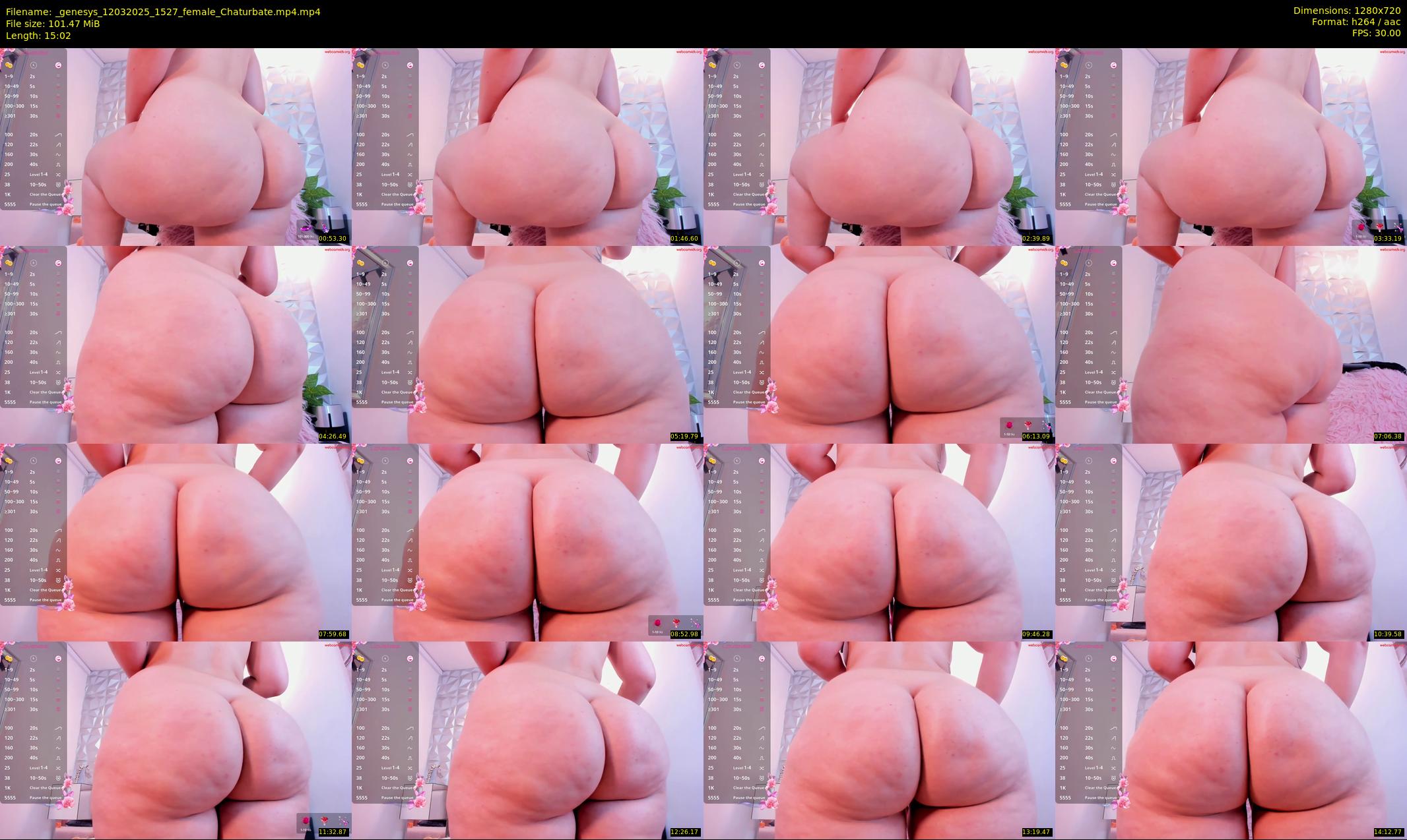 _genesys — 16 minute Chaturbate female cam show recording, 720p, Mar 12, 2025