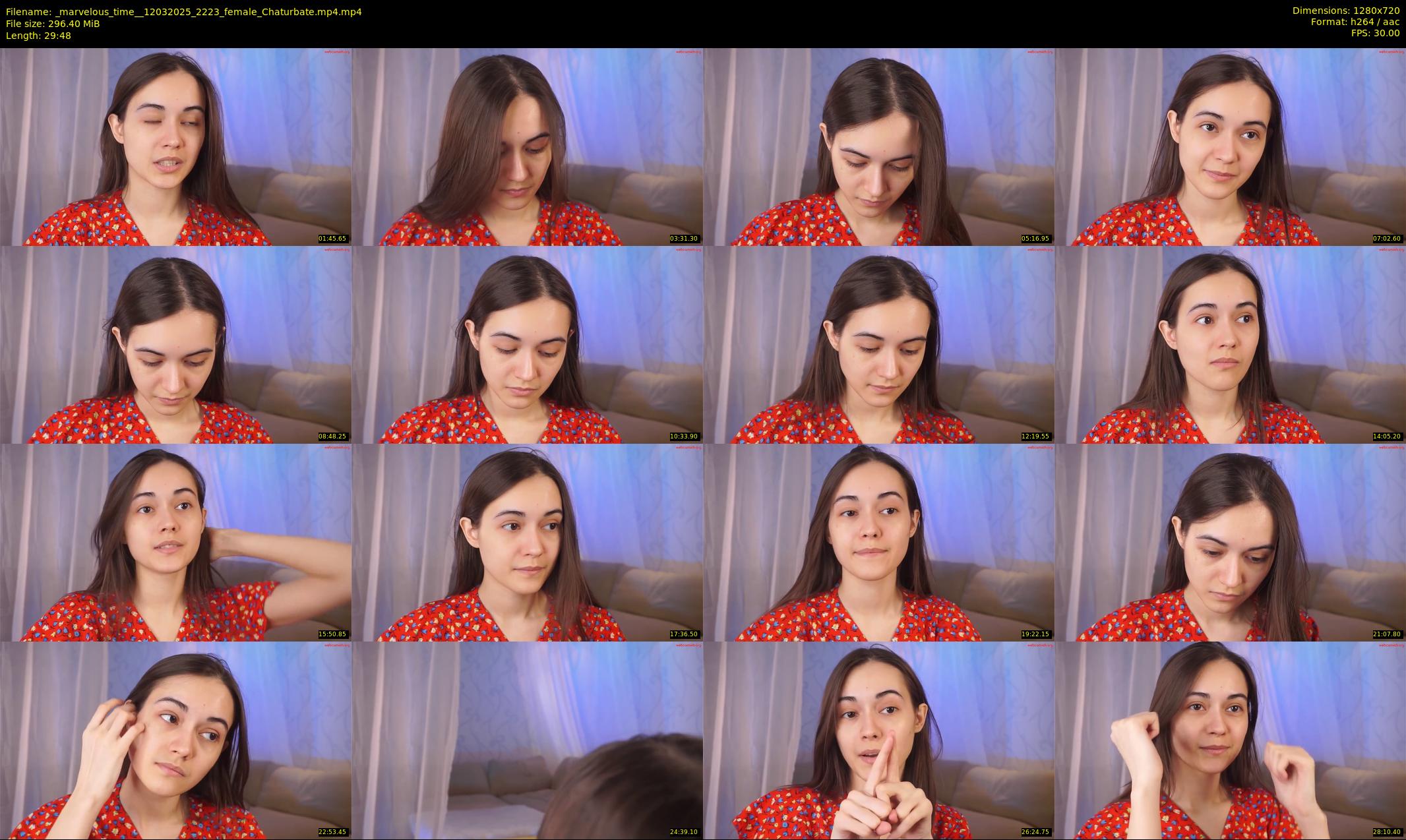 _marvelous_time_ — 30 minute Chaturbate female cam show recording, 720p, Mar 12, 2025