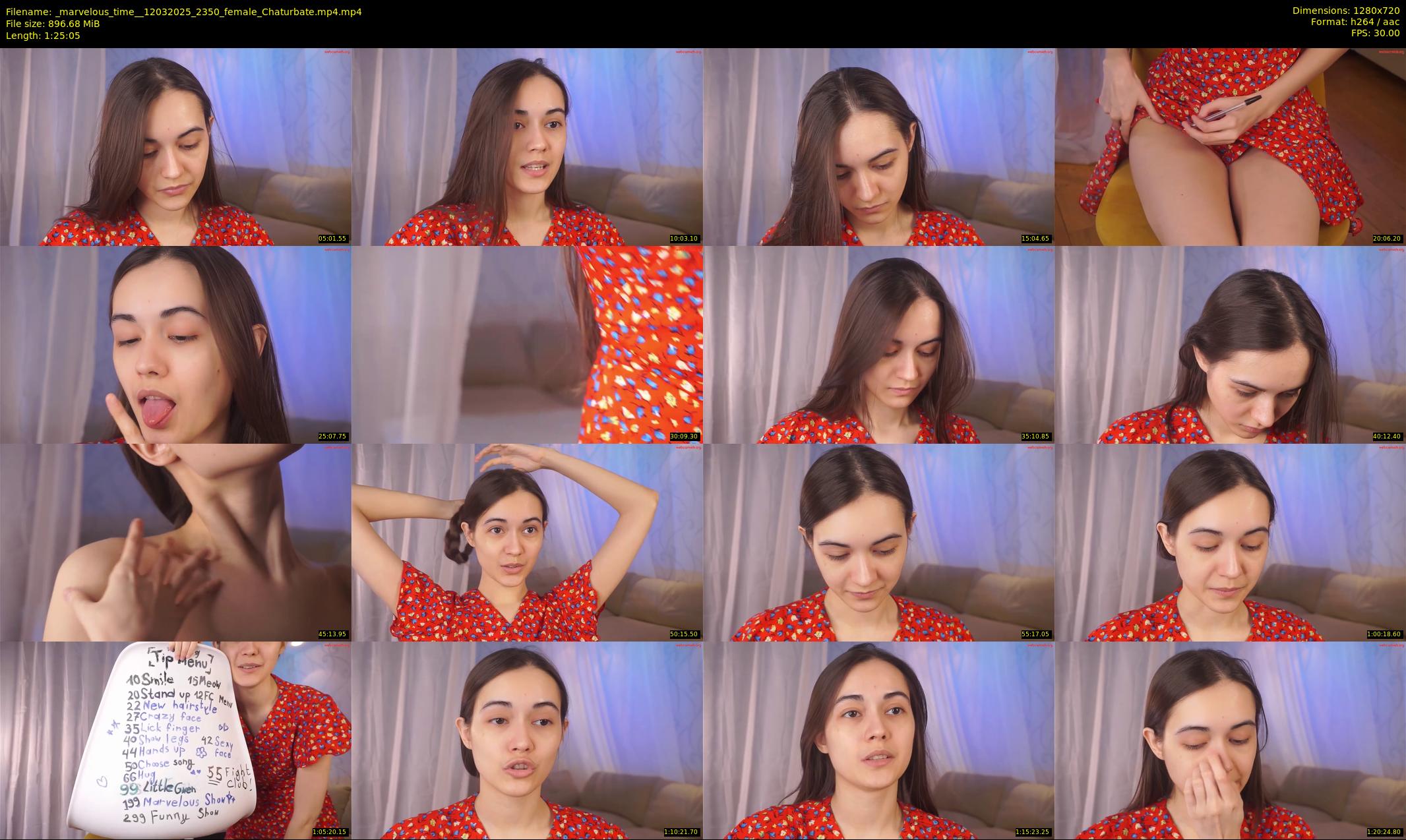 _marvelous_time_ — 86 minute Chaturbate female cam show recording, 720p, Mar 12, 2025