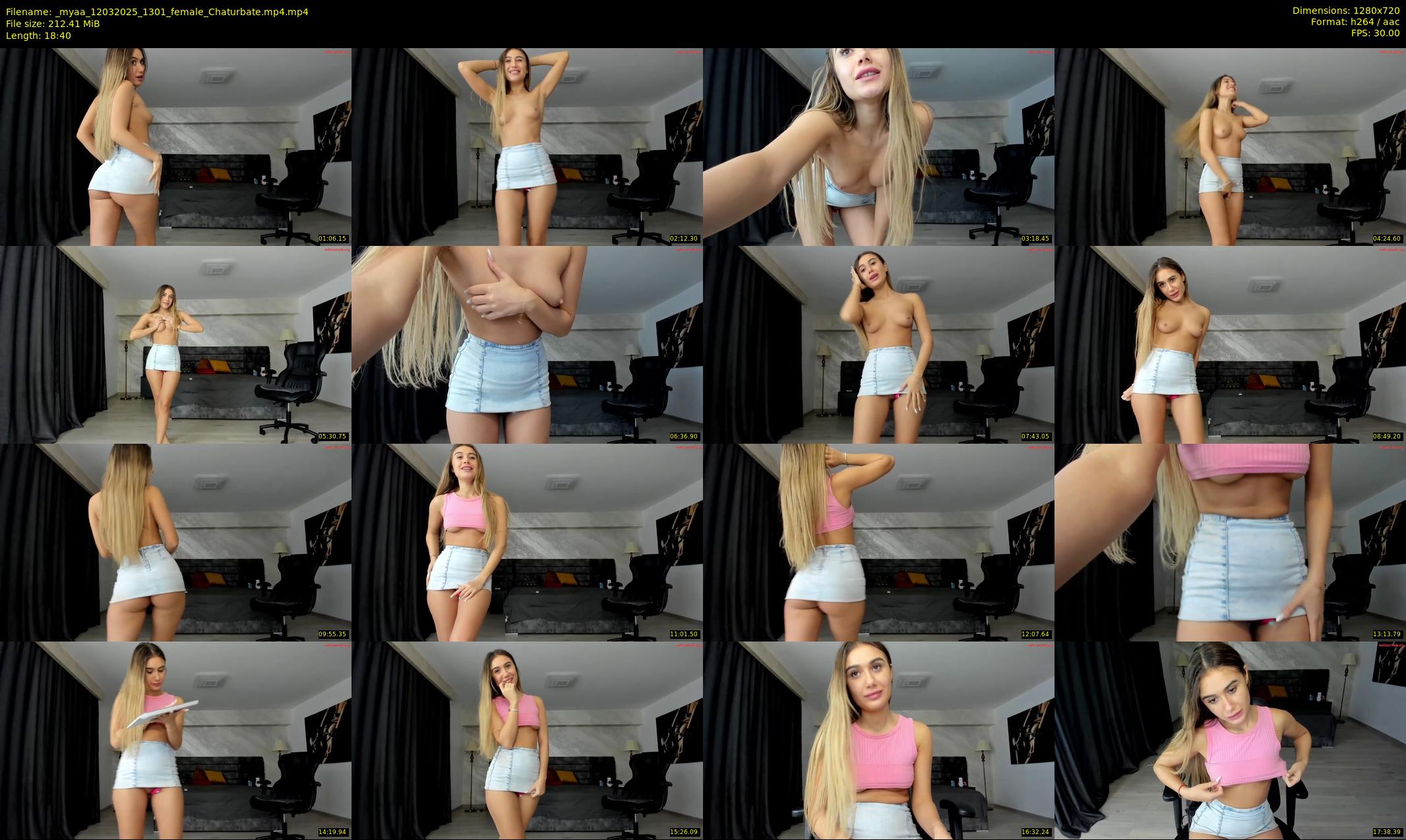 _myaa — 19 minute Chaturbate female cam show recording, 720p, Mar 12, 2025