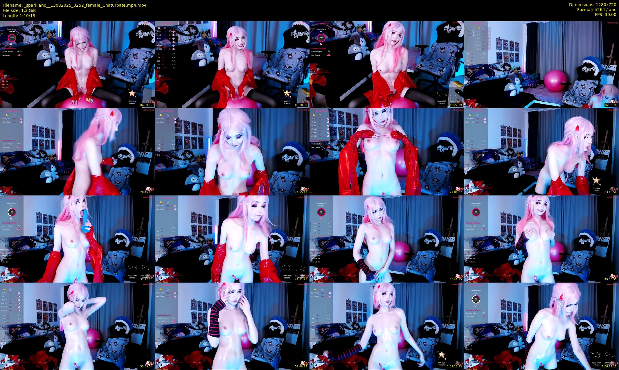 _sparkland_ — 71 minute Chaturbate female cam show recording, 720p, Mar 13, 2025