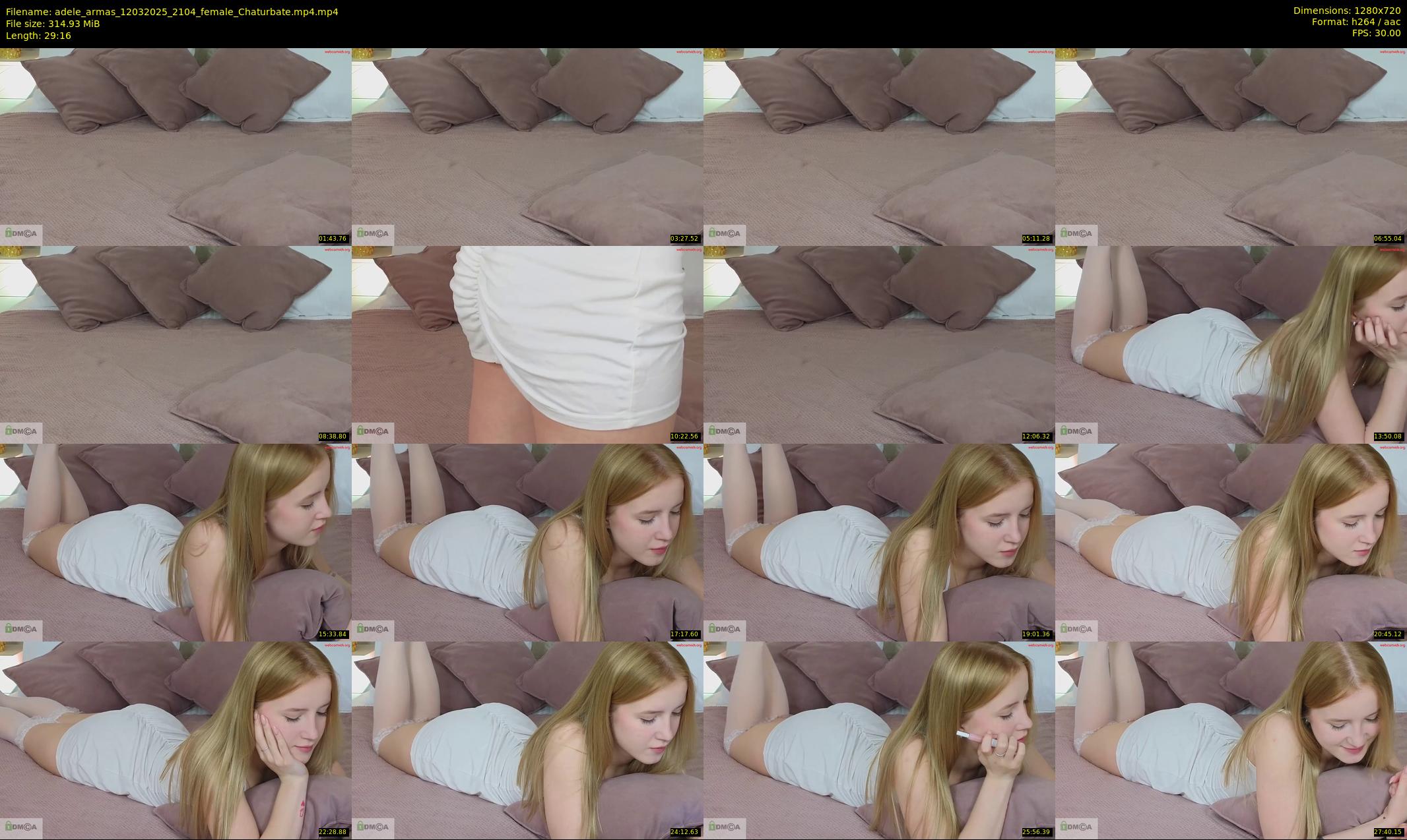 adele_armas — 30 minute Chaturbate female cam show recording, 720p, Mar 12, 2025
