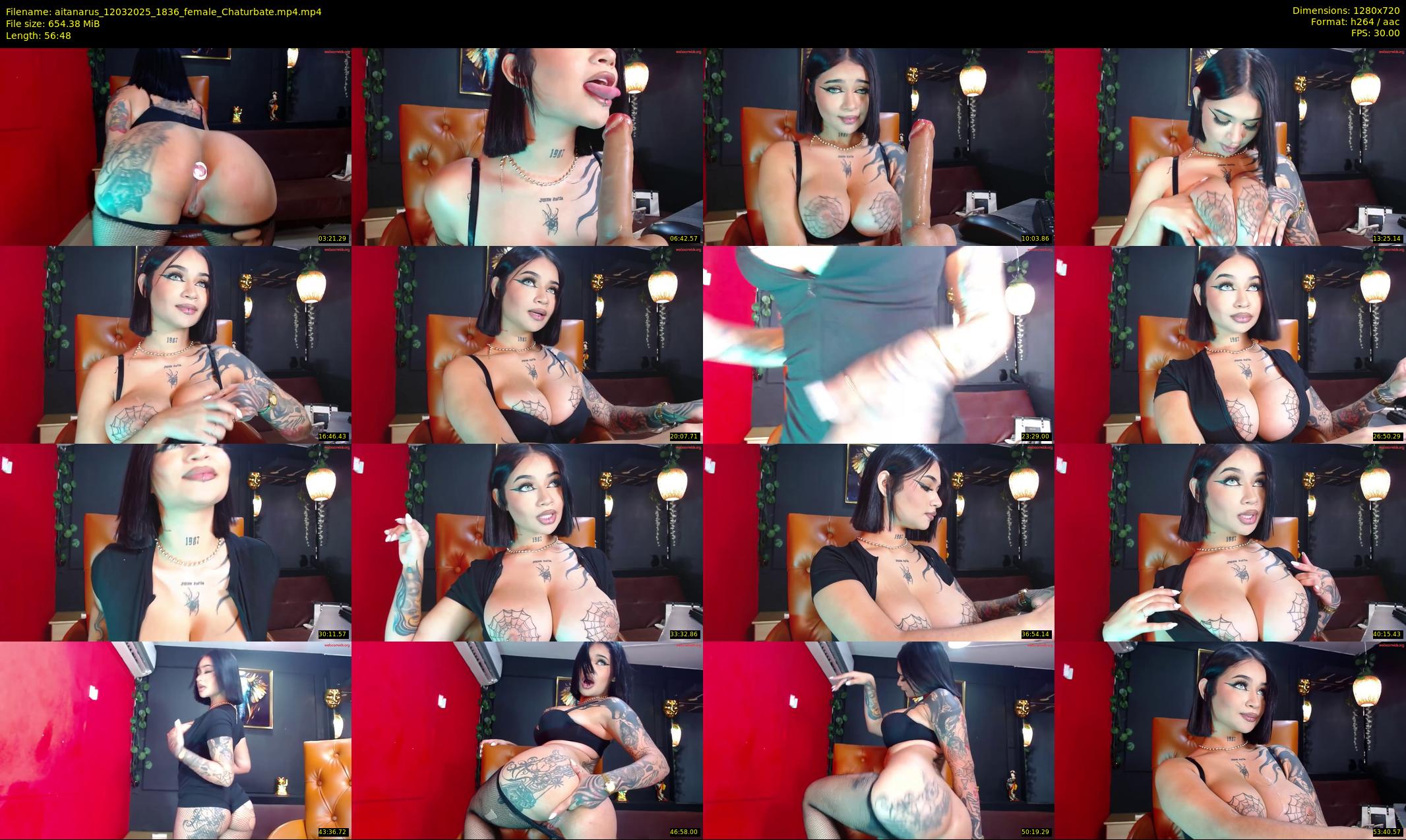 aitanarus — 57 minute Chaturbate female cam show recording, 720p, Mar 12, 2025