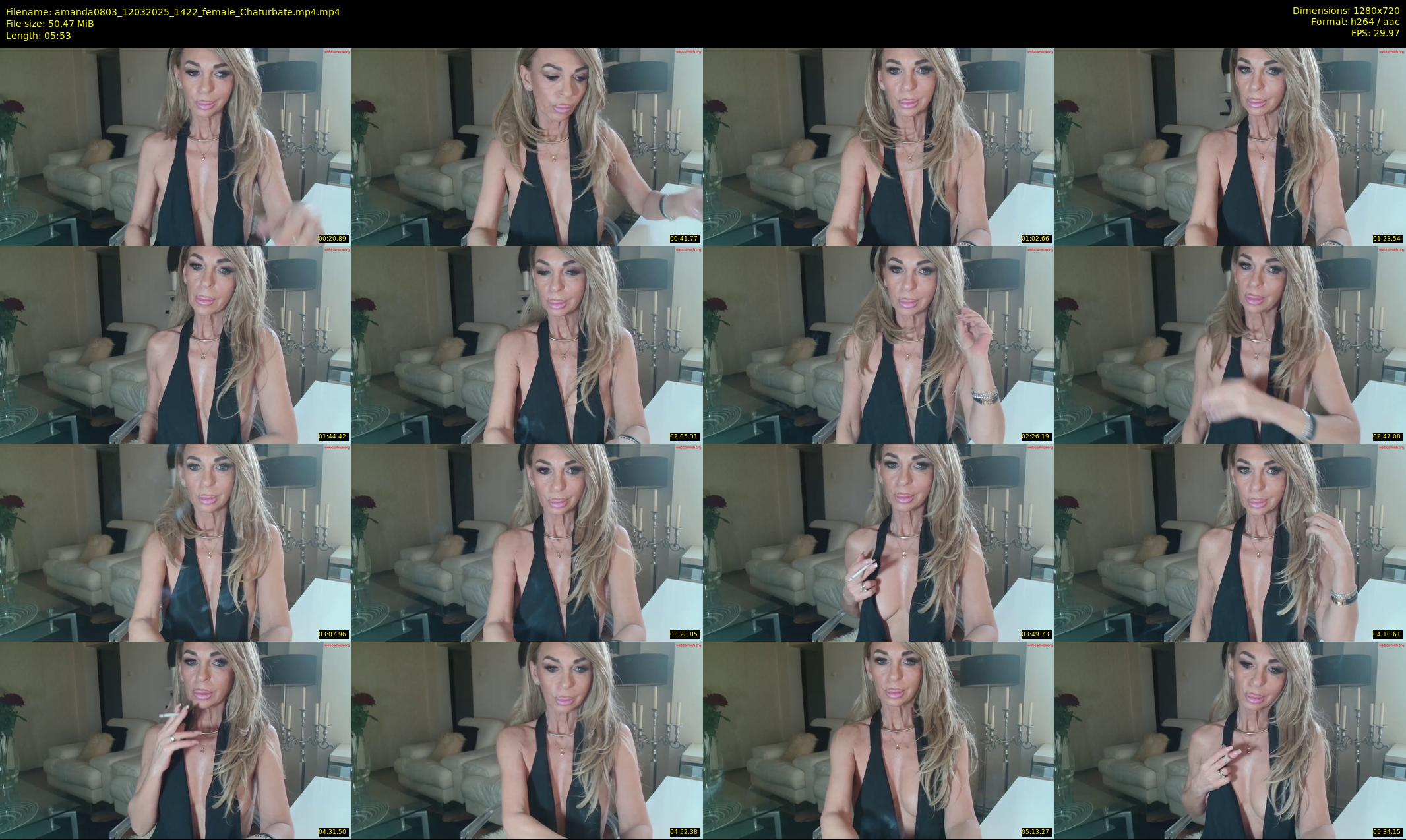 amanda0803 — 6 minute Chaturbate female cam show recording, 720p, Mar 12, 2025