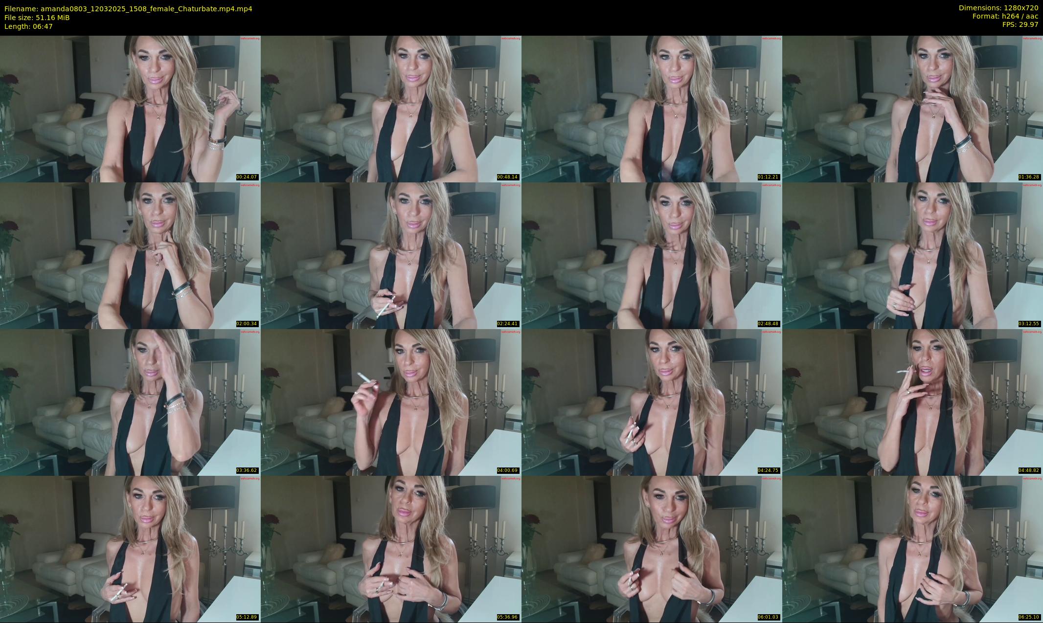 amanda0803 — 7 minute Chaturbate female cam show recording, 720p, Mar 12, 2025