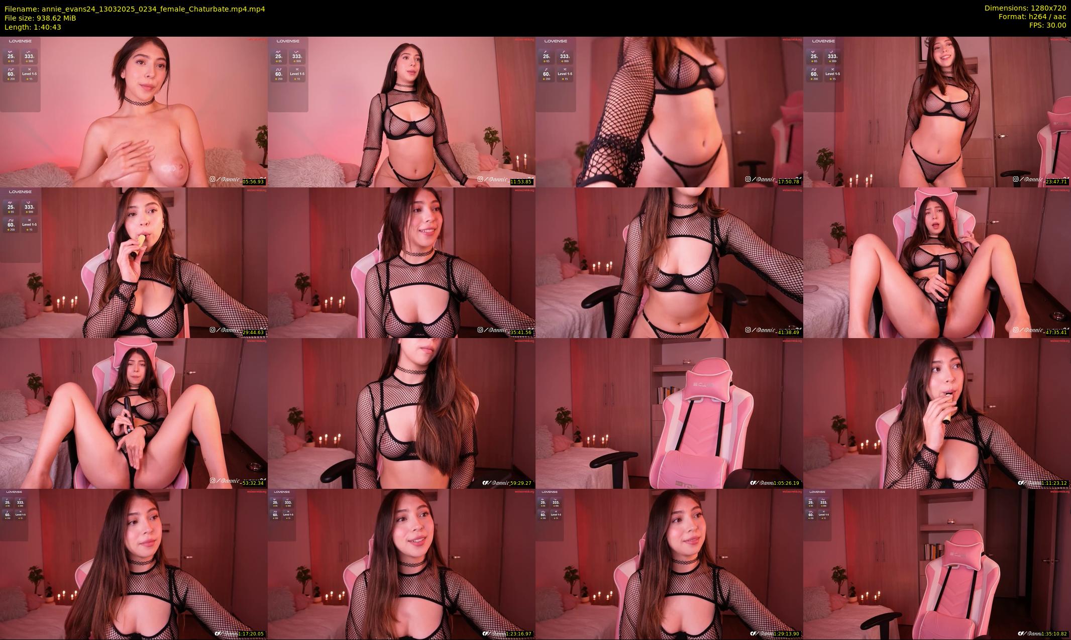annie_evans24 — 101 minute Chaturbate female cam show recording, 720p, Mar 13, 2025