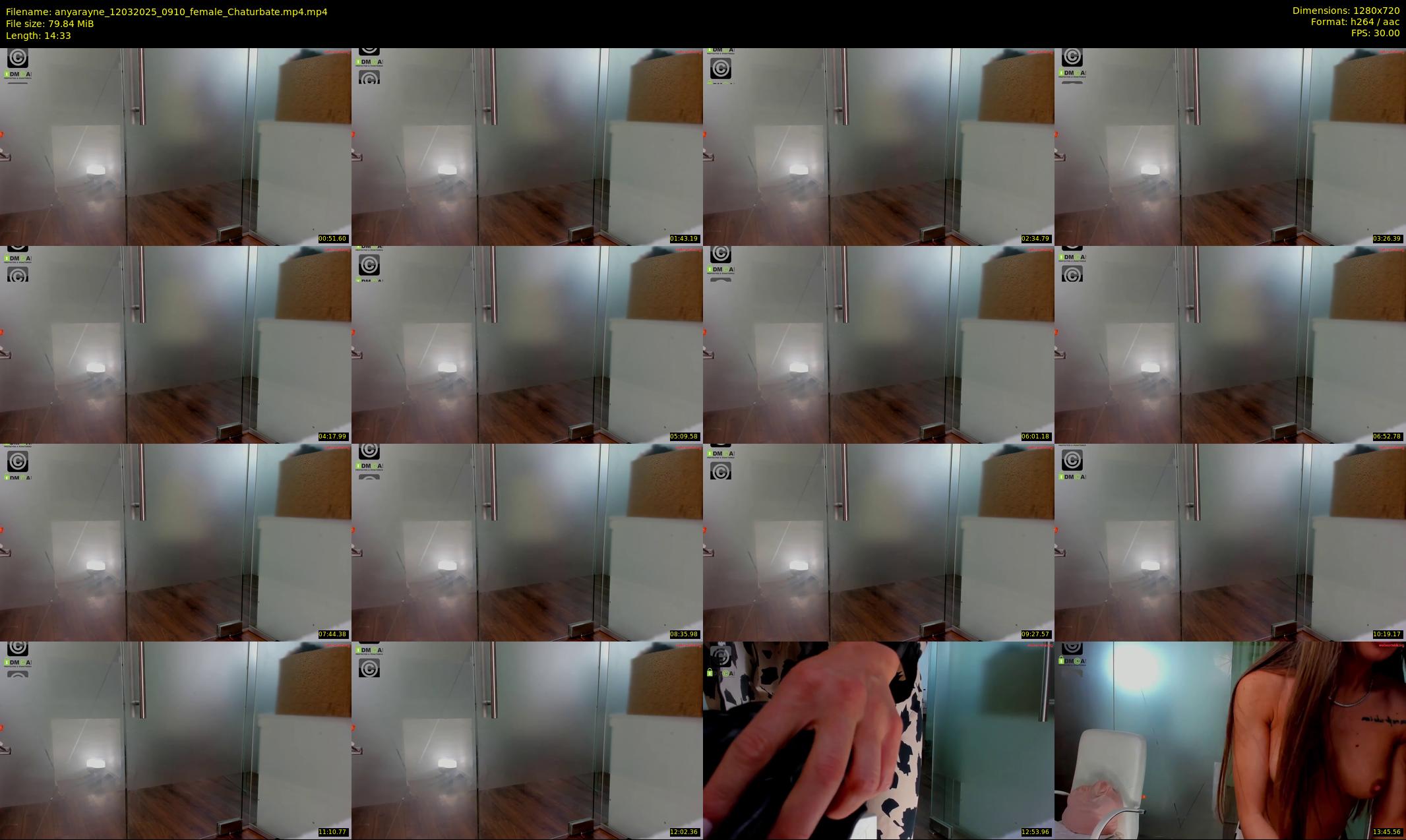 anyarayne — 15 minute Chaturbate female cam show recording, 720p, Mar 12, 2025