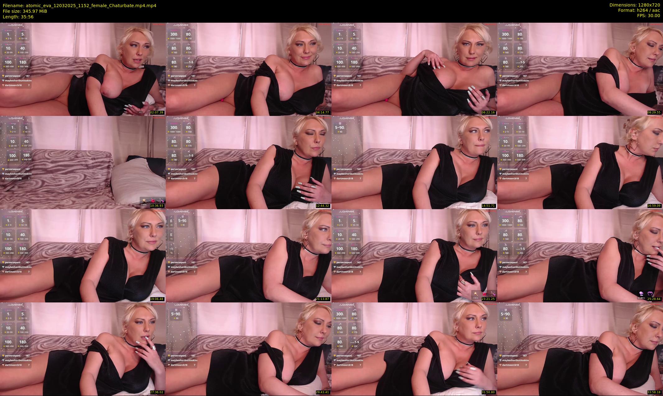 atomic_eva — 36 minute Chaturbate female cam show recording, 720p, Mar 12, 2025