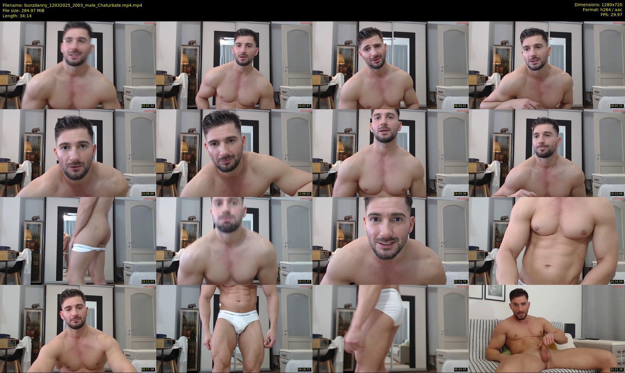 bunzdanny — 35 minute Chaturbate male cam show recording, 720p, Mar 12, 2025