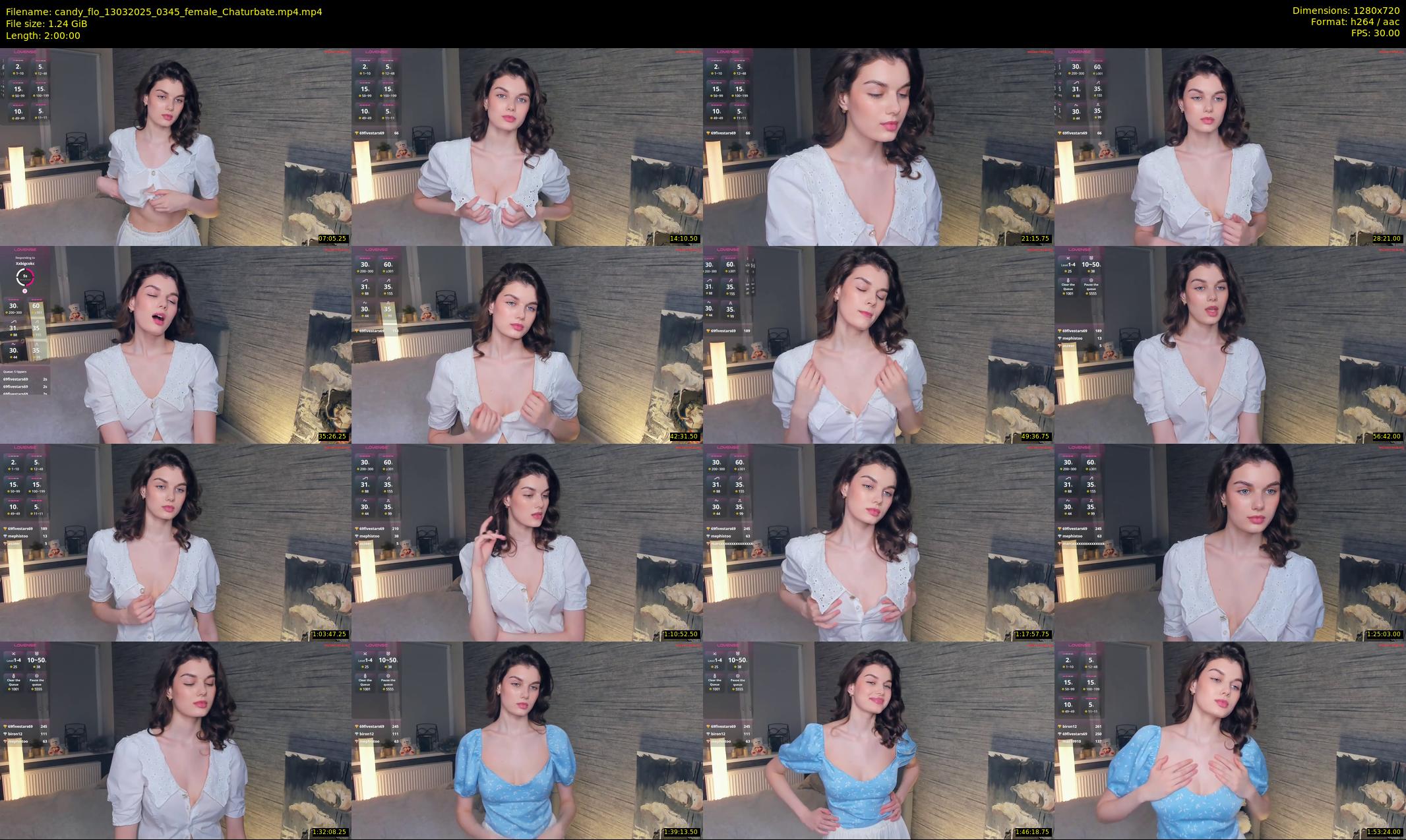 candy_flo — 120 minute Chaturbate female cam show recording, 720p, Mar 13, 2025