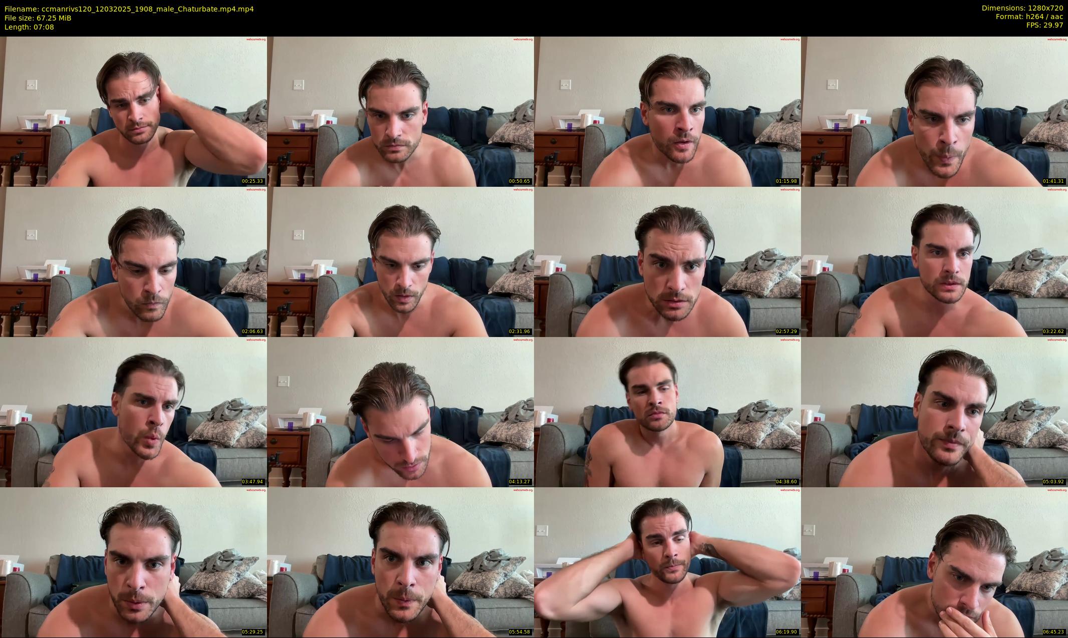 ccmanrivs120 — 8 minute Chaturbate male cam show recording, 720p, Mar 12, 2025