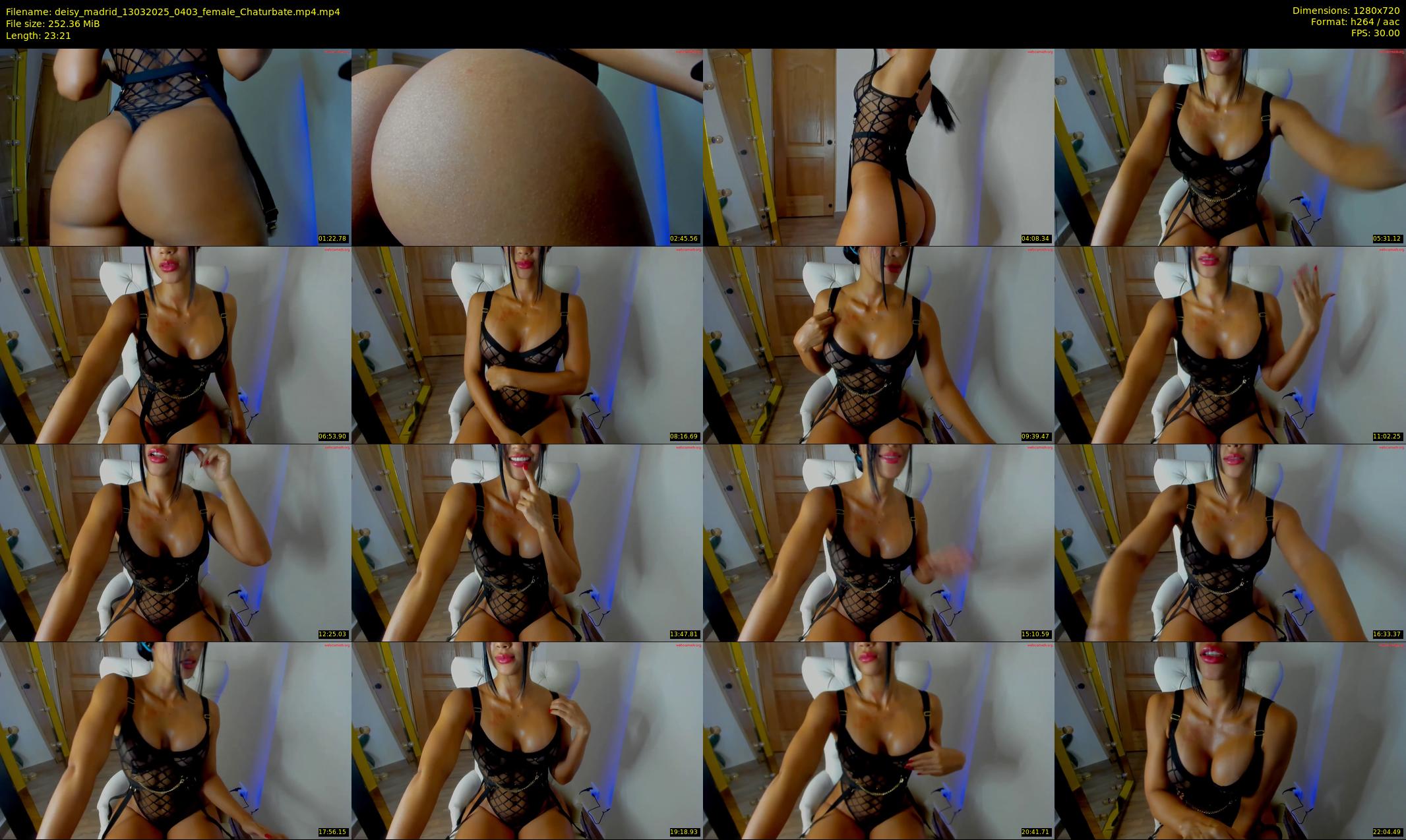 deisy_madrid — 24 minute Chaturbate female cam show recording, 720p, Mar 13, 2025