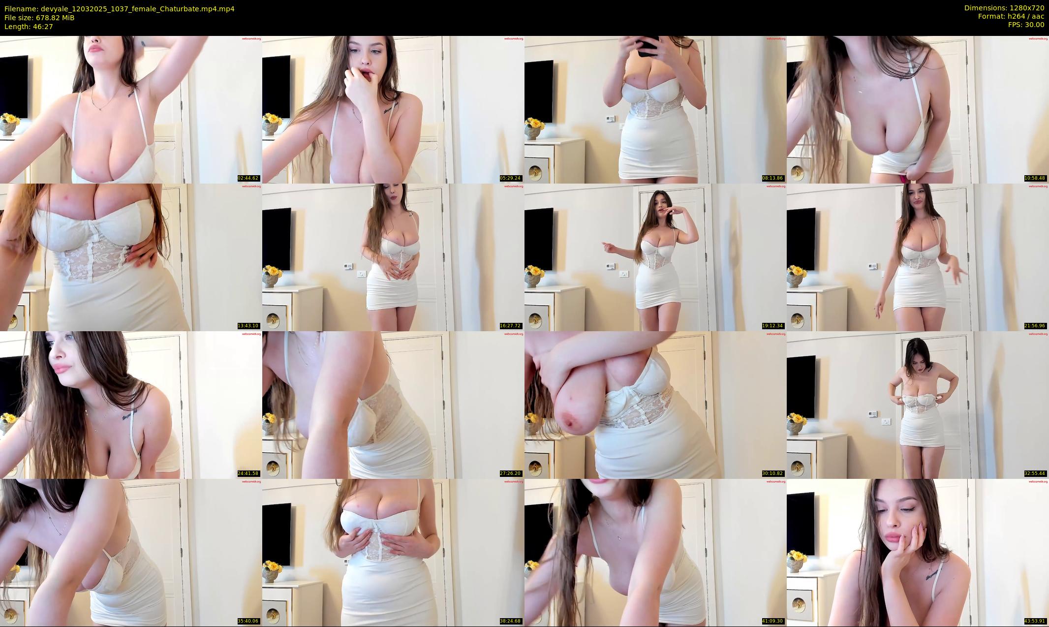 devyale — 47 minute Chaturbate female cam show recording, 720p, Mar 12, 2025