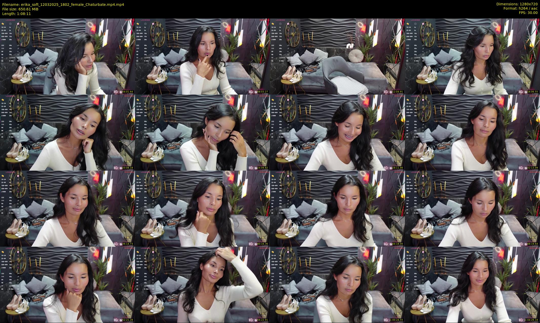 erika_soft — 69 minute Chaturbate female cam show recording, 720p, Mar 12, 2025