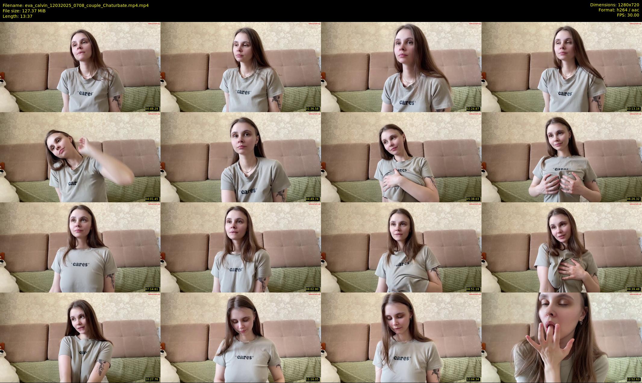 eva_calvin — 14 minute Chaturbate couple cam show recording, 720p, Mar 12, 2025