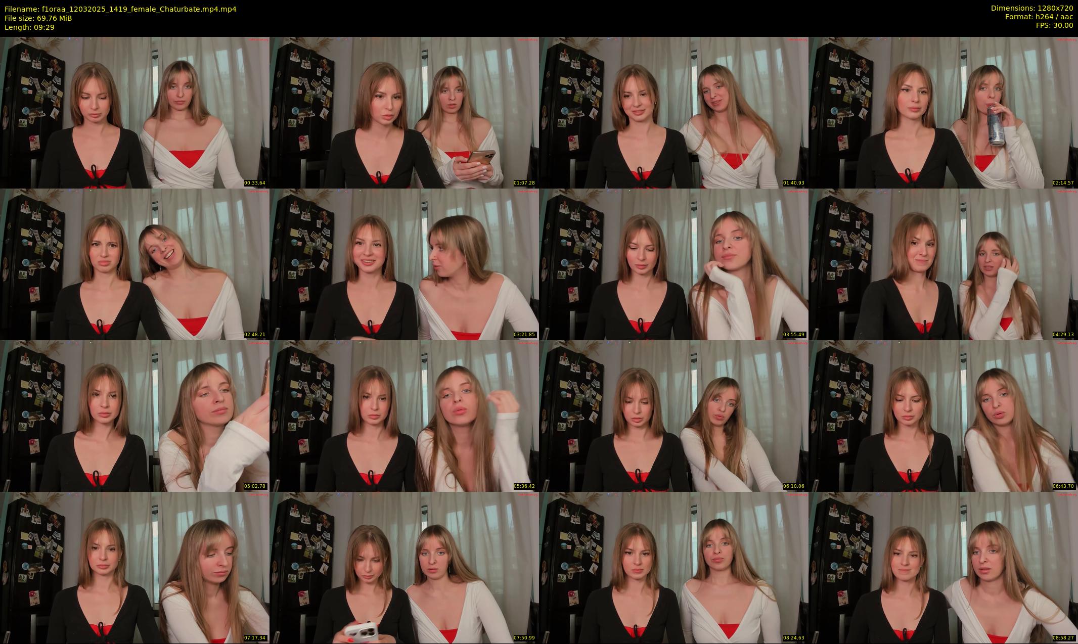 f1oraa — 10 minute Chaturbate female cam show recording, 720p, Mar 12, 2025