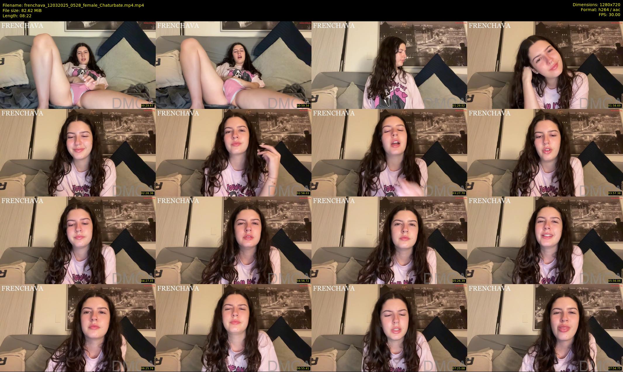 frenchava — 9 minute Chaturbate female cam show recording, 720p, Mar 12, 2025