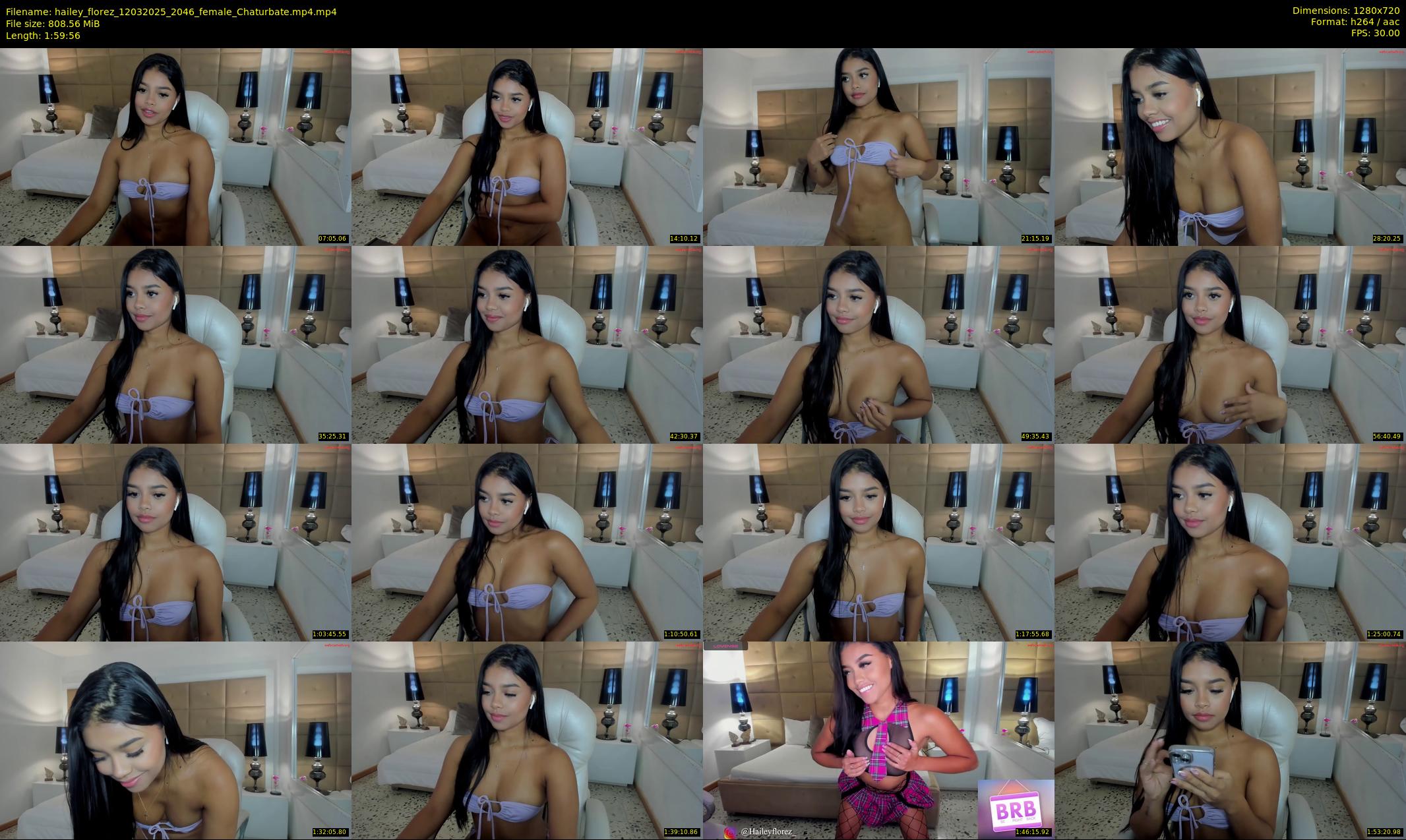 hailey_florez — 120 minute Chaturbate female cam show recording, 720p, Mar 12, 2025