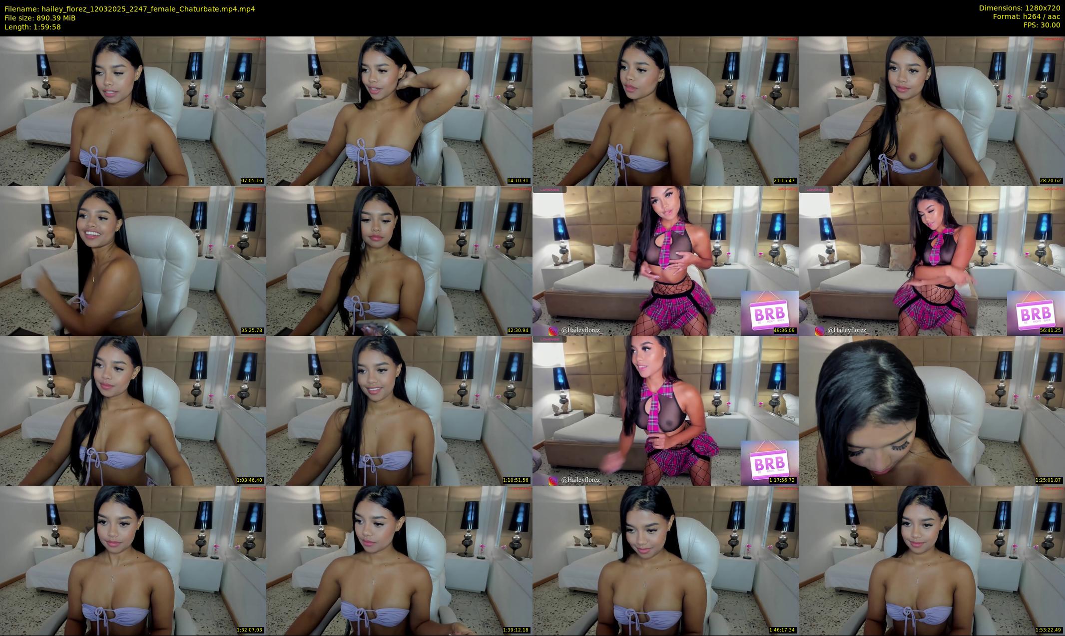 hailey_florez — 120 minute Chaturbate female cam show recording, 720p, Mar 12, 2025