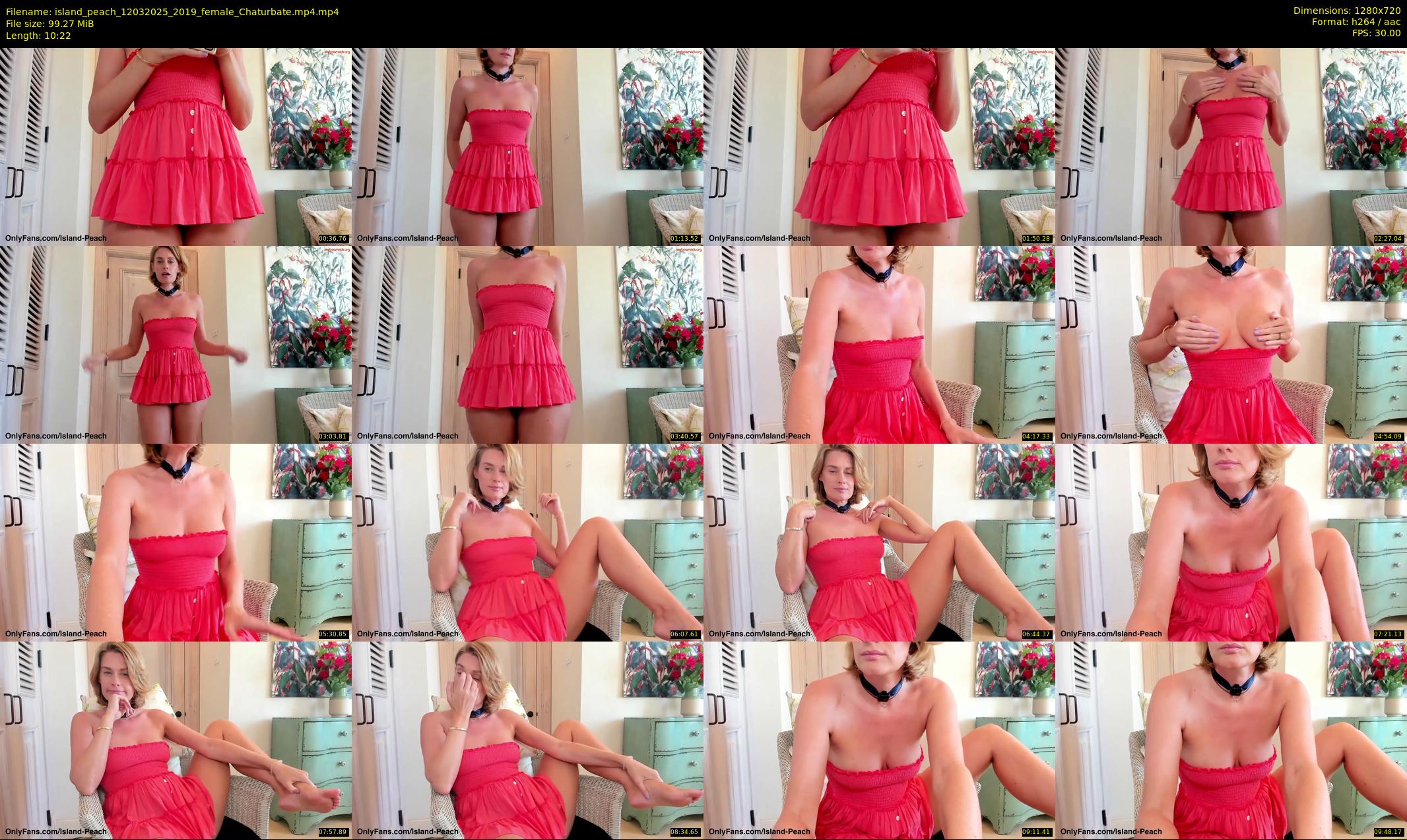 island_peach — 11 minute Chaturbate female cam show recording, 720p, Mar 12, 2025