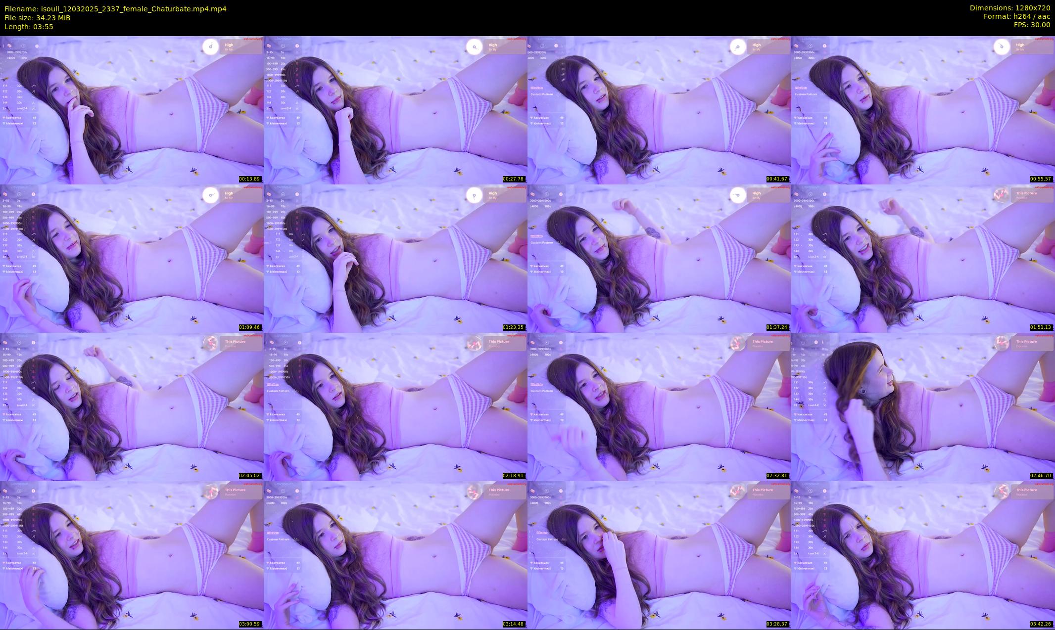 isoull — 4 minute Chaturbate female cam show recording, 720p, Mar 12, 2025