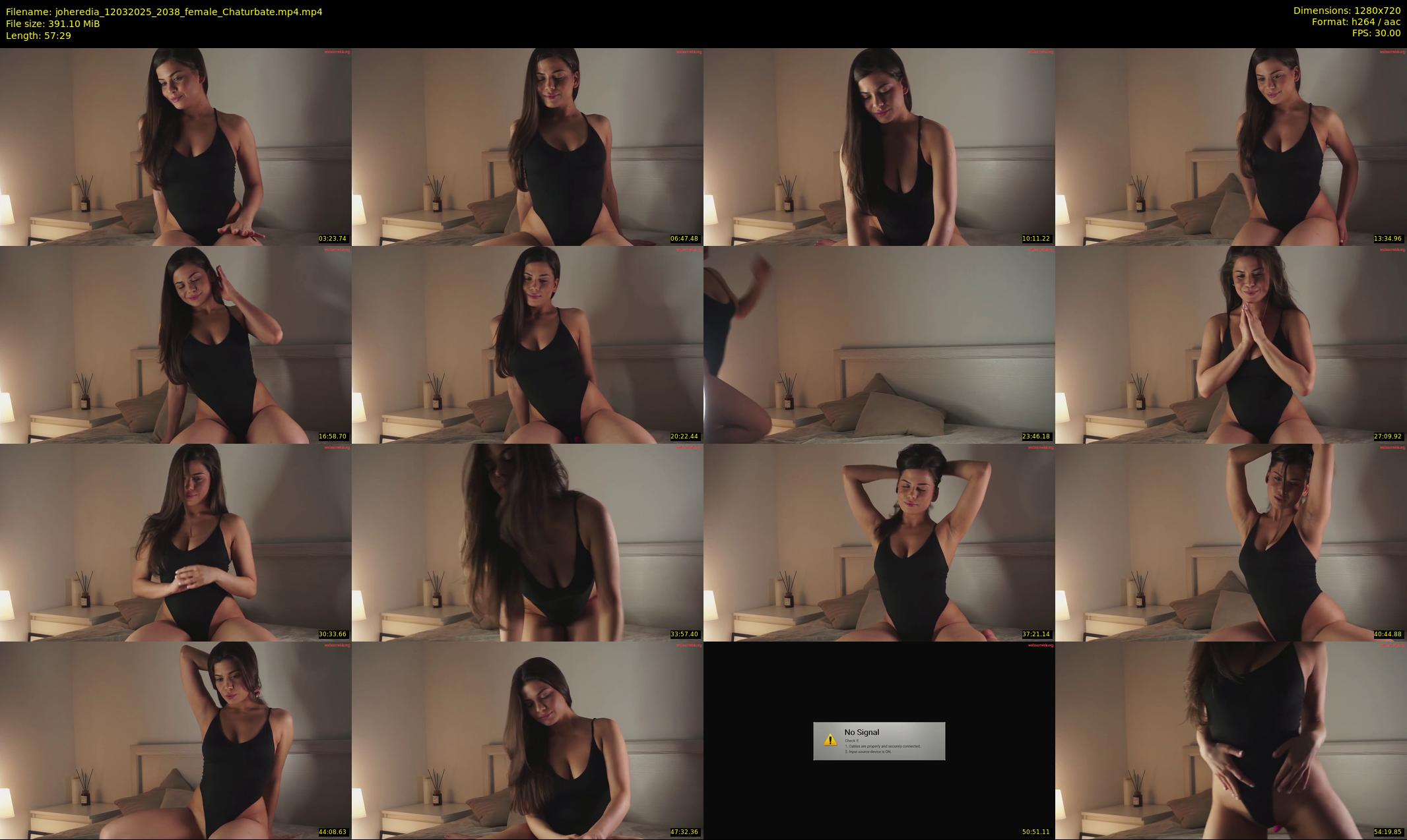 joheredia — 58 minute Chaturbate female cam show recording, 720p, Mar 12, 2025