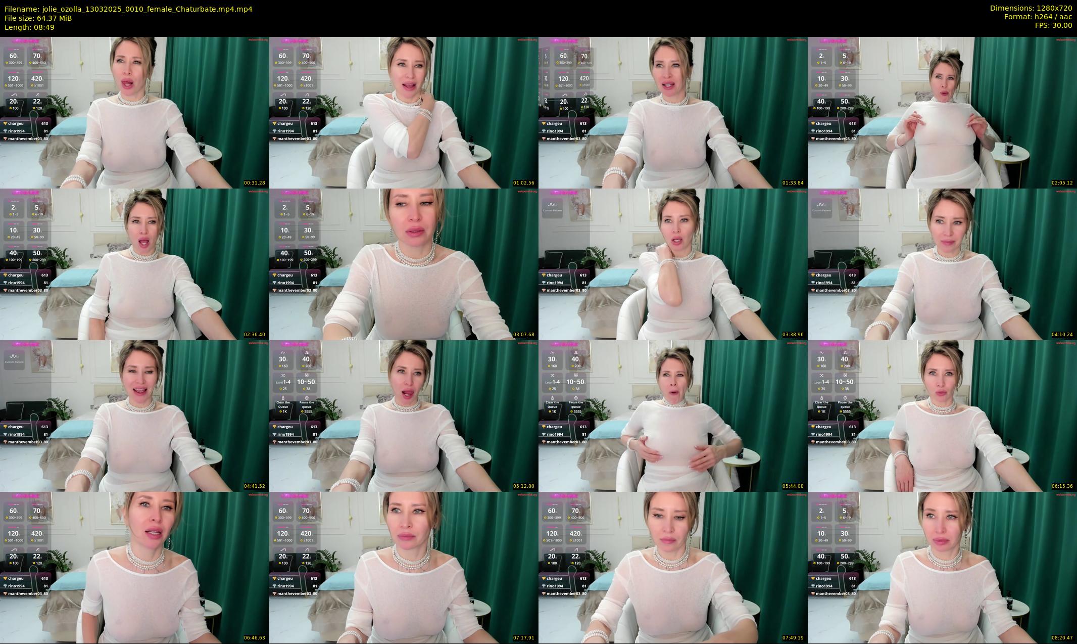 jolie_ozolla — 9 minute Chaturbate female cam show recording, 720p, Mar 13, 2025