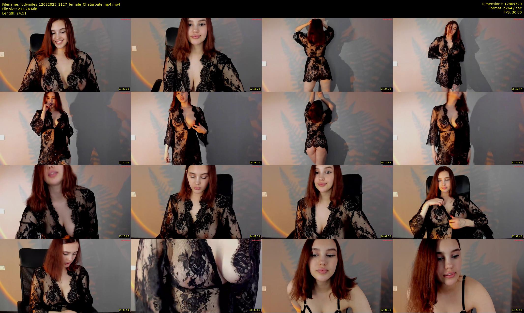 judymiles — 25 minute Chaturbate female cam show recording, 720p, Mar 12, 2025