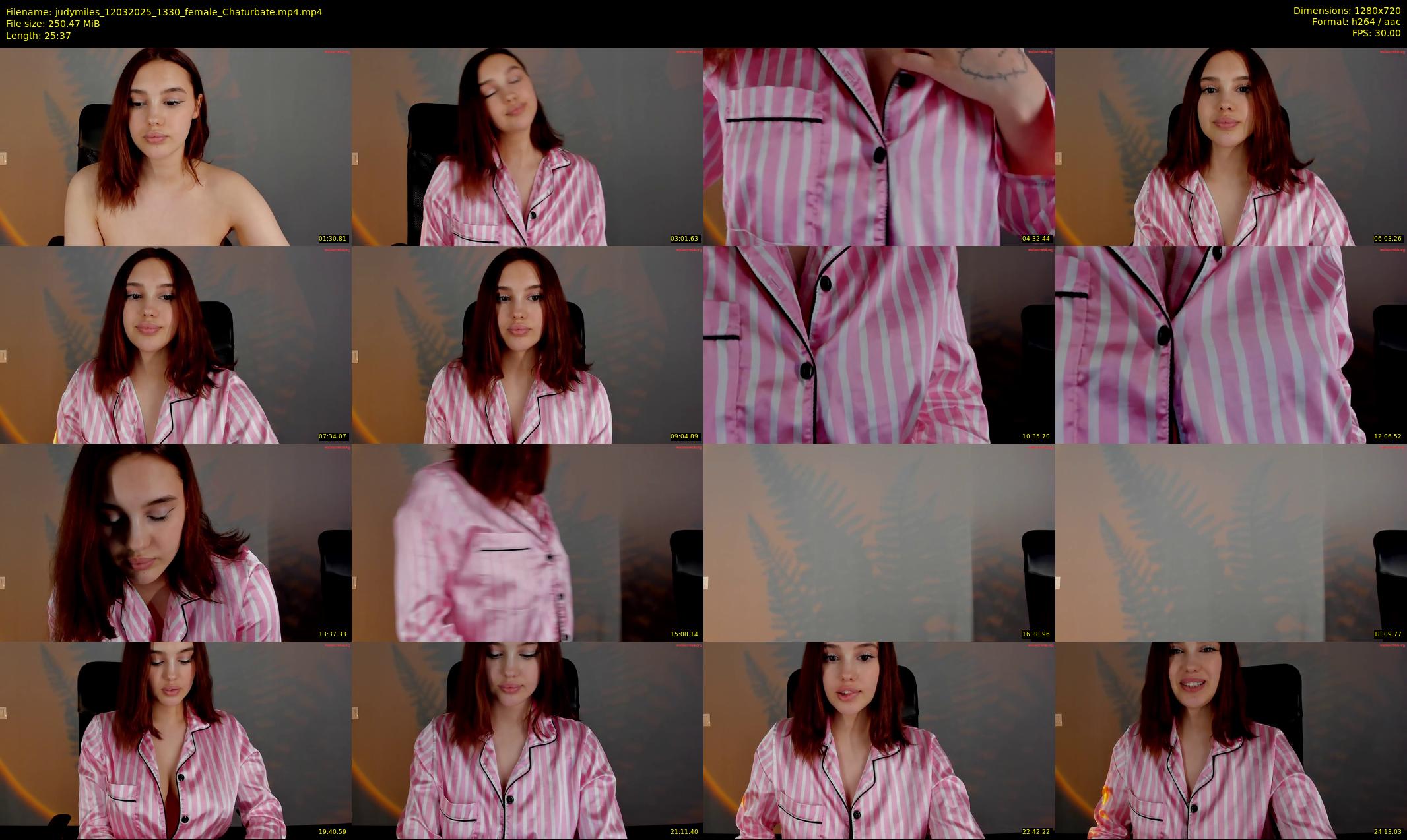 judymiles — 26 minute Chaturbate female cam show recording, 720p, Mar 12, 2025
