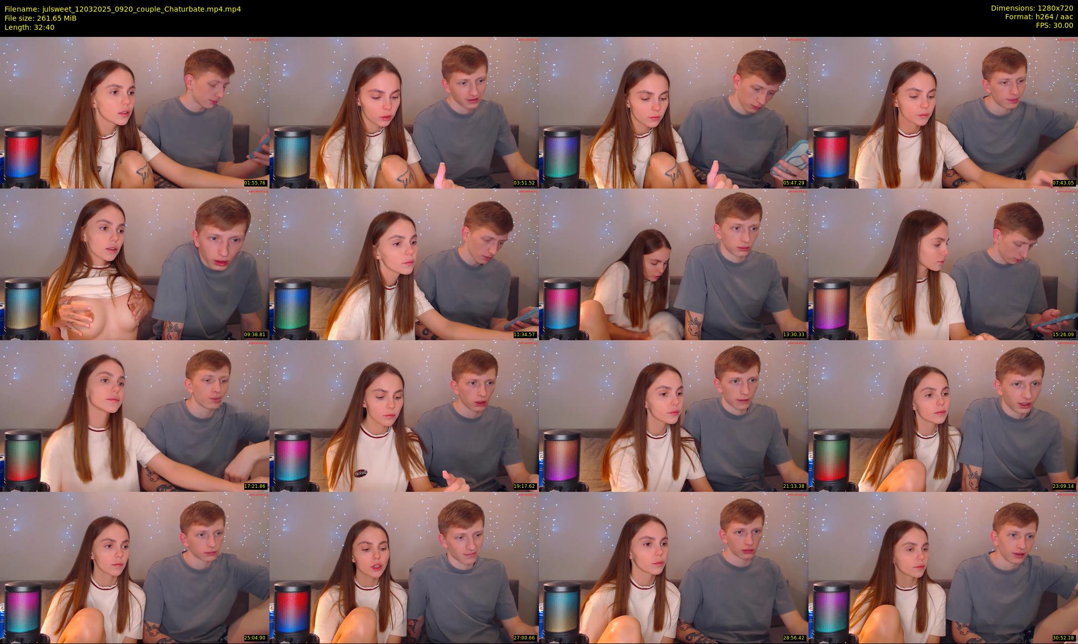 julsweet — 33 minute Chaturbate male cam show recording, 720p, Mar 12, 2025