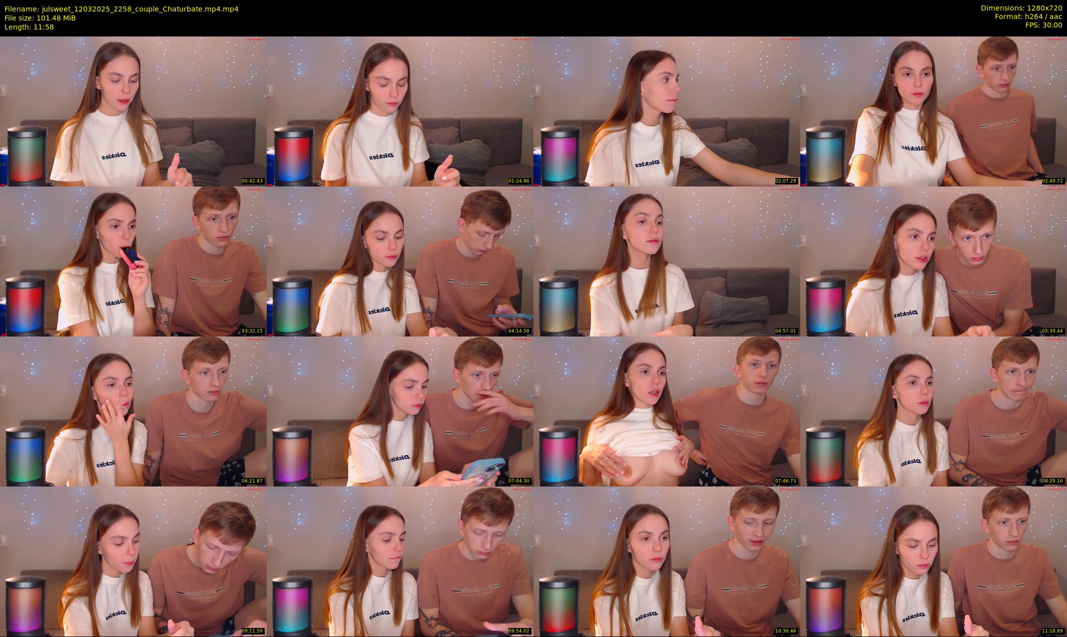 julsweet — 12 minute Chaturbate male cam show recording, 720p, Mar 12, 2025