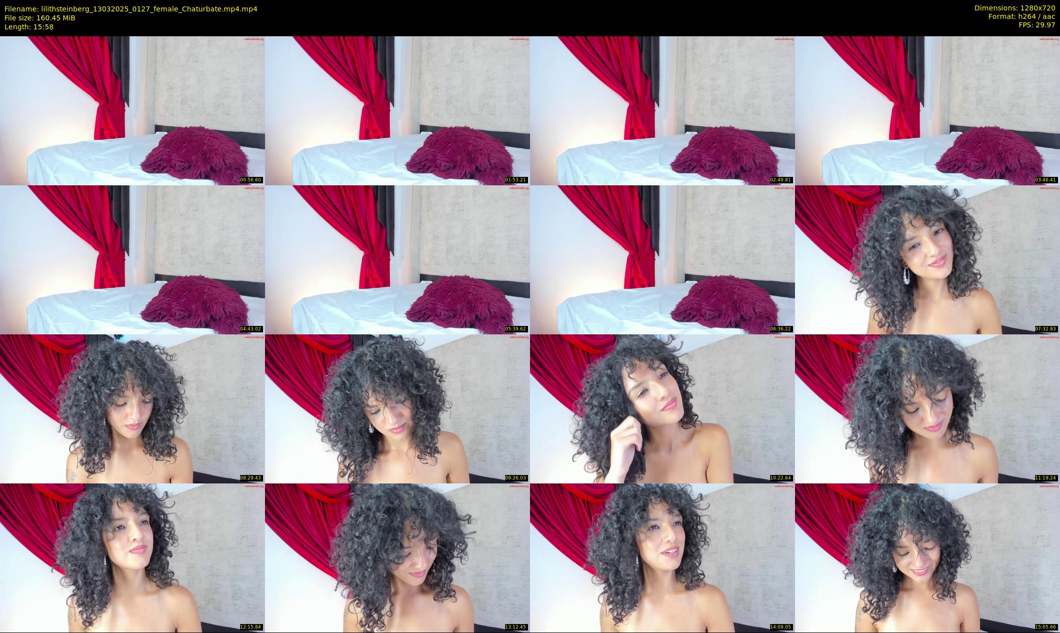 lilithsteinberg — 16 minute Chaturbate female cam show recording, 720p, Mar 13, 2025