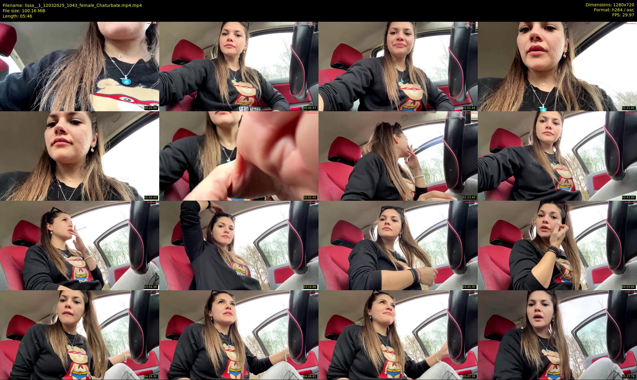 lissa__1 — 6 minute Chaturbate female cam show recording, 720p, Mar 12, 2025