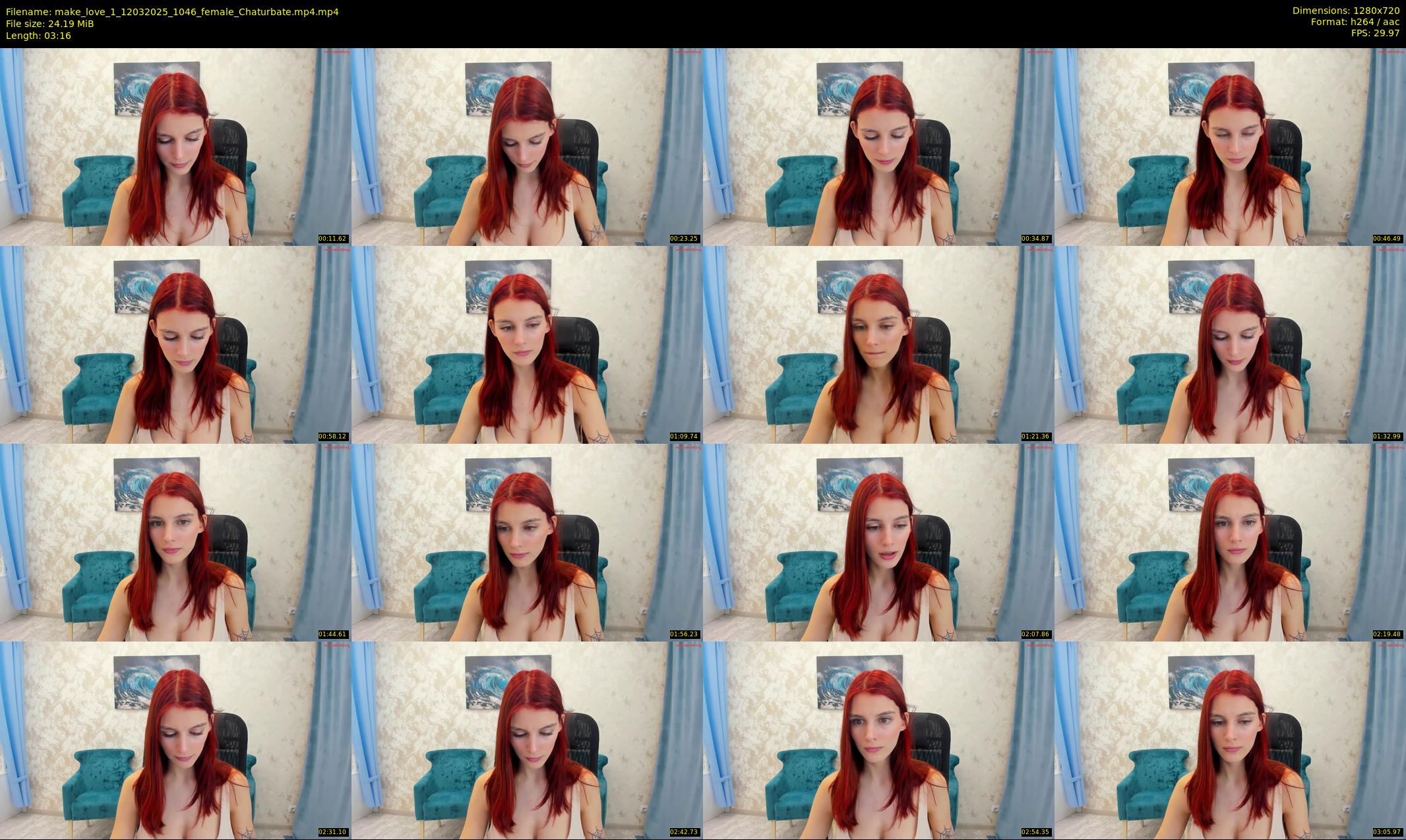 make_love_1 — 4 minute Chaturbate female cam show recording, 720p, Mar 12, 2025