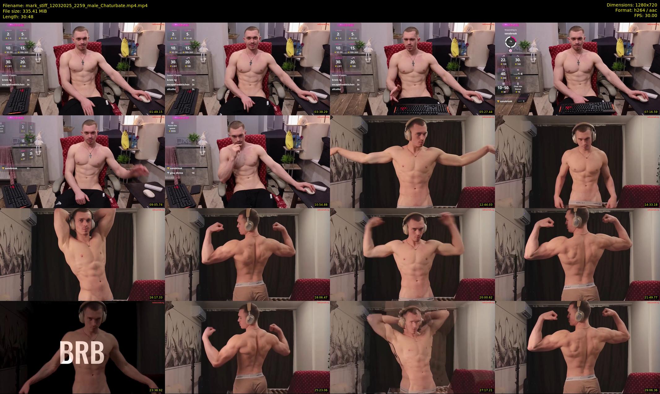 mark_stiff — 31 minute Chaturbate male cam show recording, 720p, Mar 12, 2025