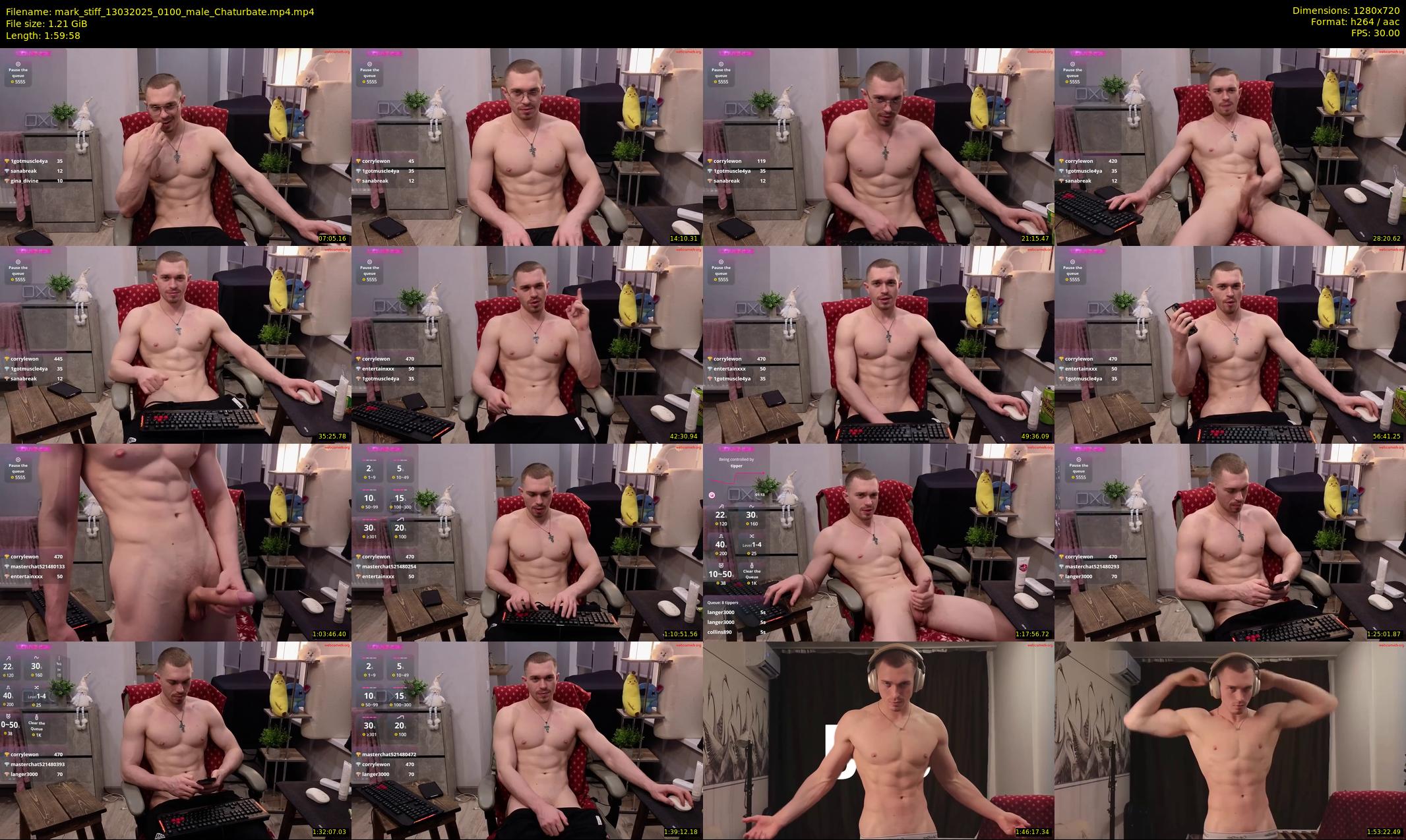 mark_stiff — 120 minute Chaturbate male cam show recording, 720p, Mar 13, 2025