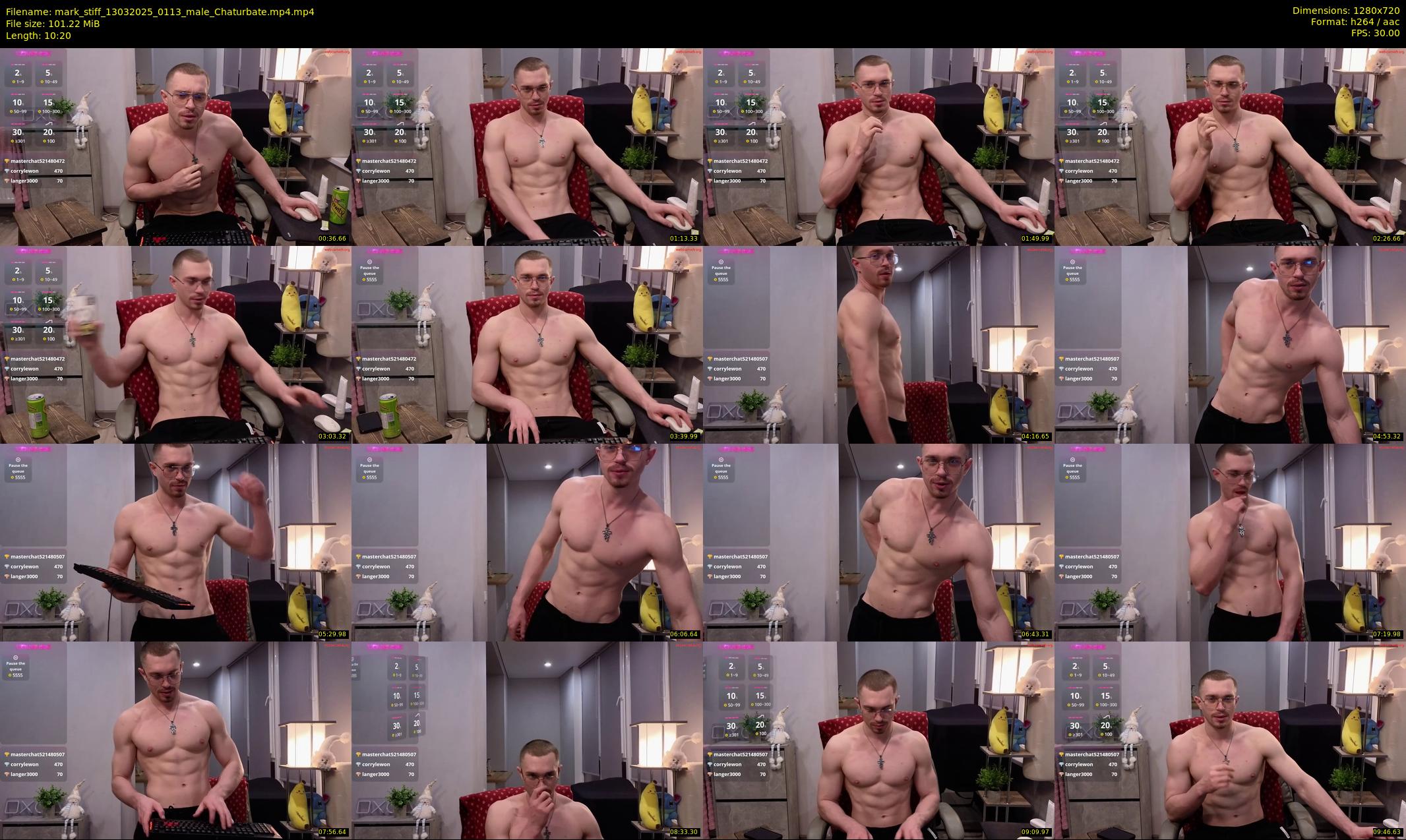 mark_stiff — 11 minute Chaturbate male cam show recording, 720p, Mar 13, 2025