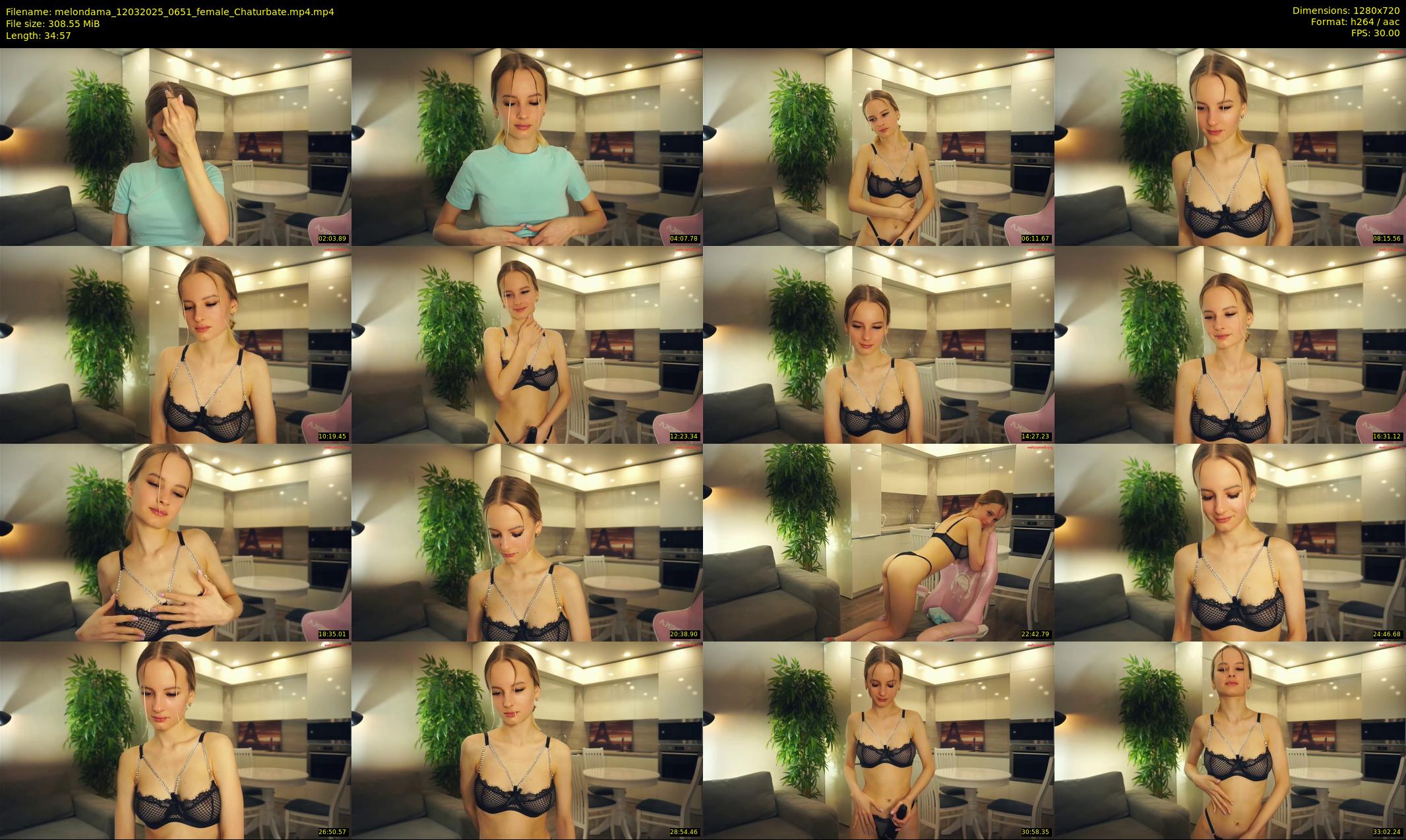 melondama — 35 minute Chaturbate female cam show recording, 720p, Mar 12, 2025