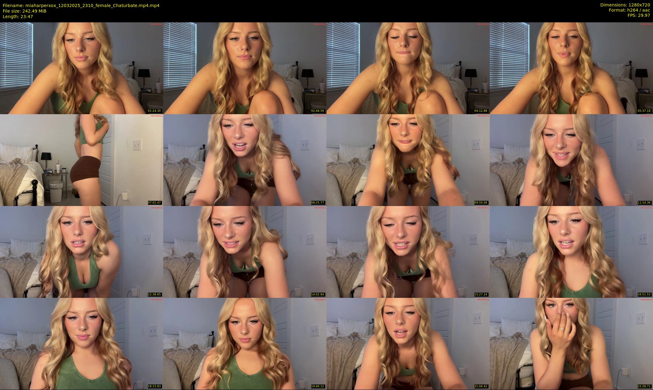 miaharperxox — 24 minute Chaturbate female cam show recording, 720p, Mar 12, 2025