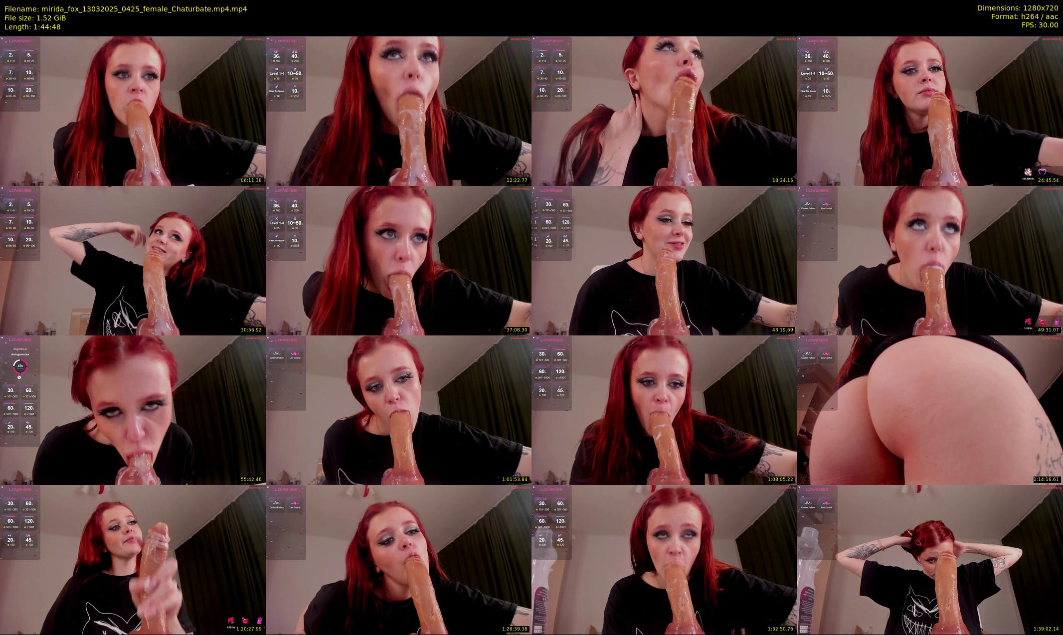 mirida_fox — 105 minute Chaturbate female cam show recording, 720p, Mar 13, 2025