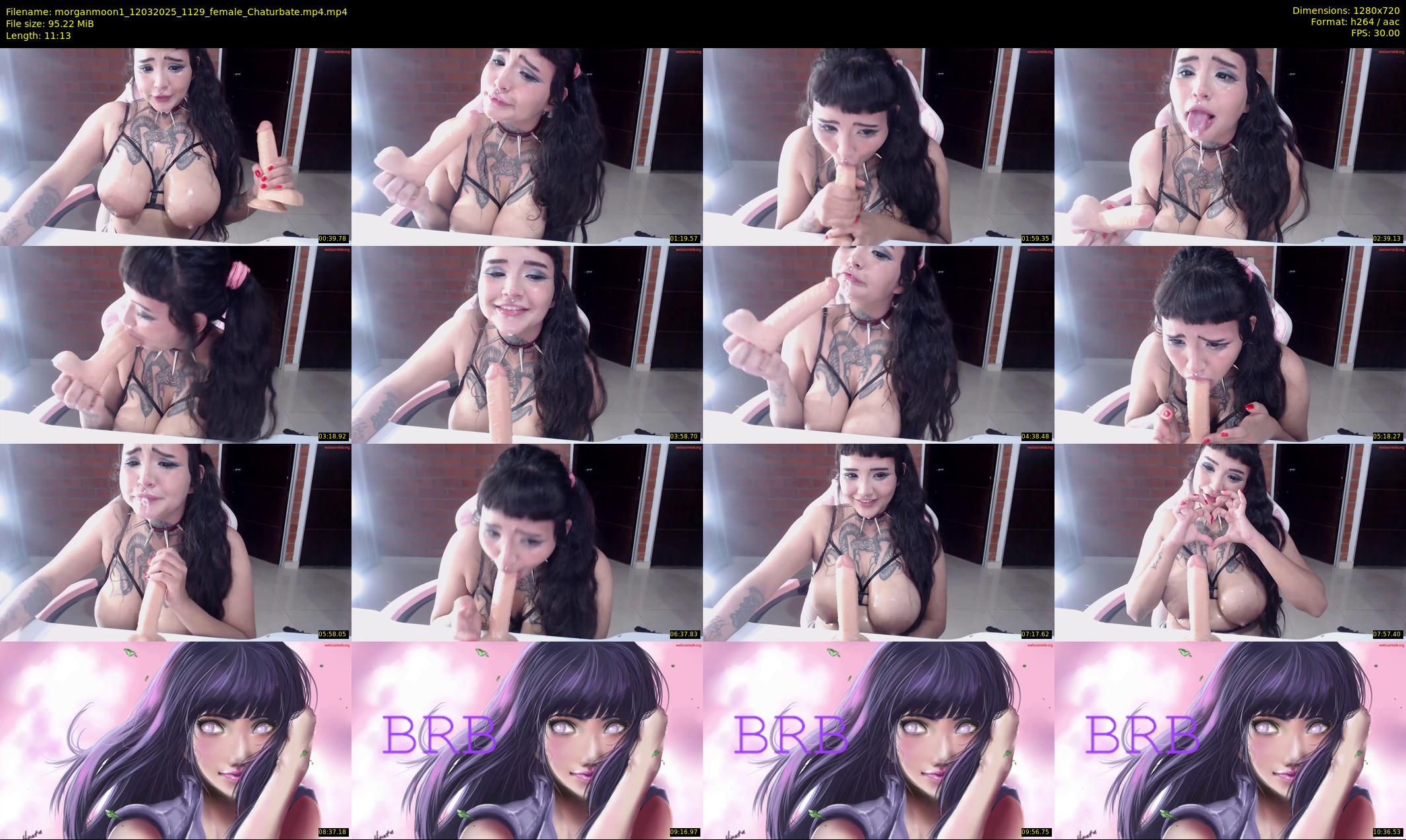 morganmoon1 — 12 minute Chaturbate female cam show recording, 720p, Mar 12, 2025